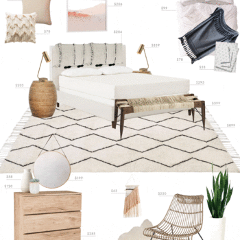 Emily Henderson Budget Room Bedroom Boho Gif Finalrevised