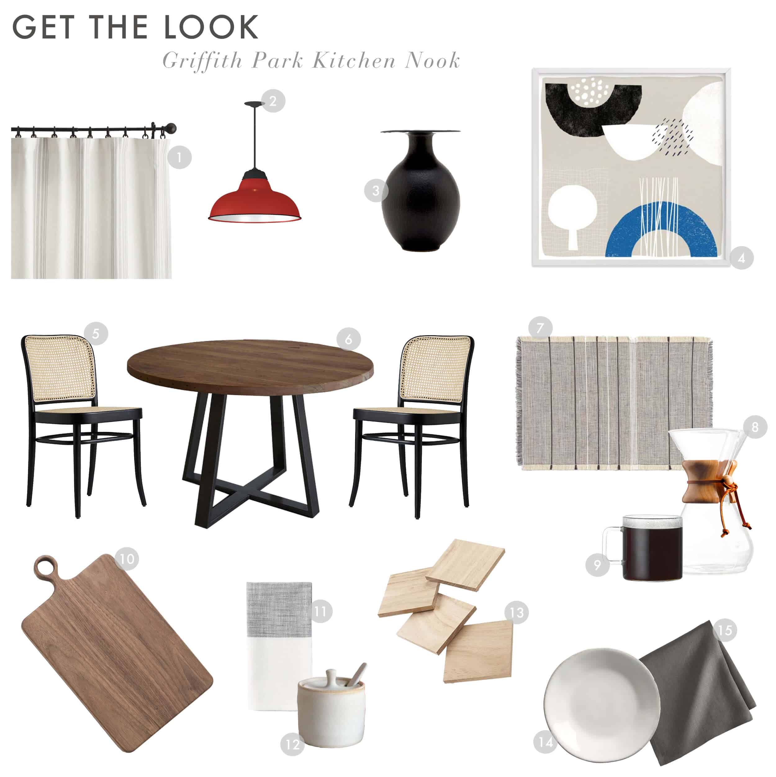 Emily Henderson Griffith Park House Dan And Kim Italian Modern Reveal Kitchen Nook Get The Look Final011