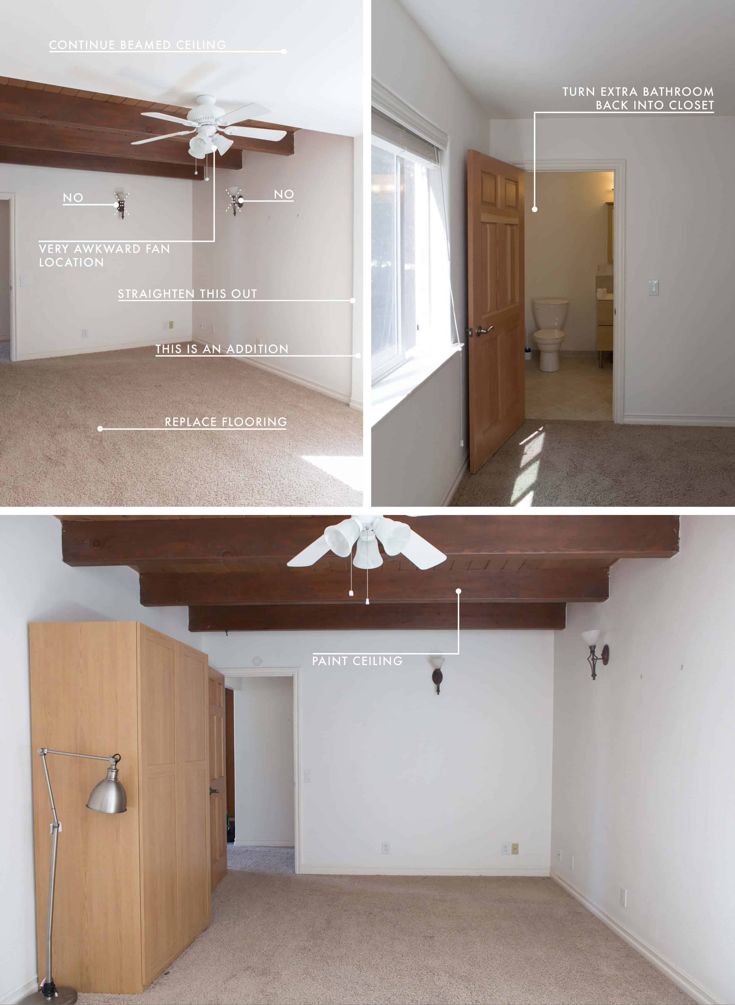 Emily Henderson Lake House Intro Before Plans Grid Downstairs Guestroom New 2