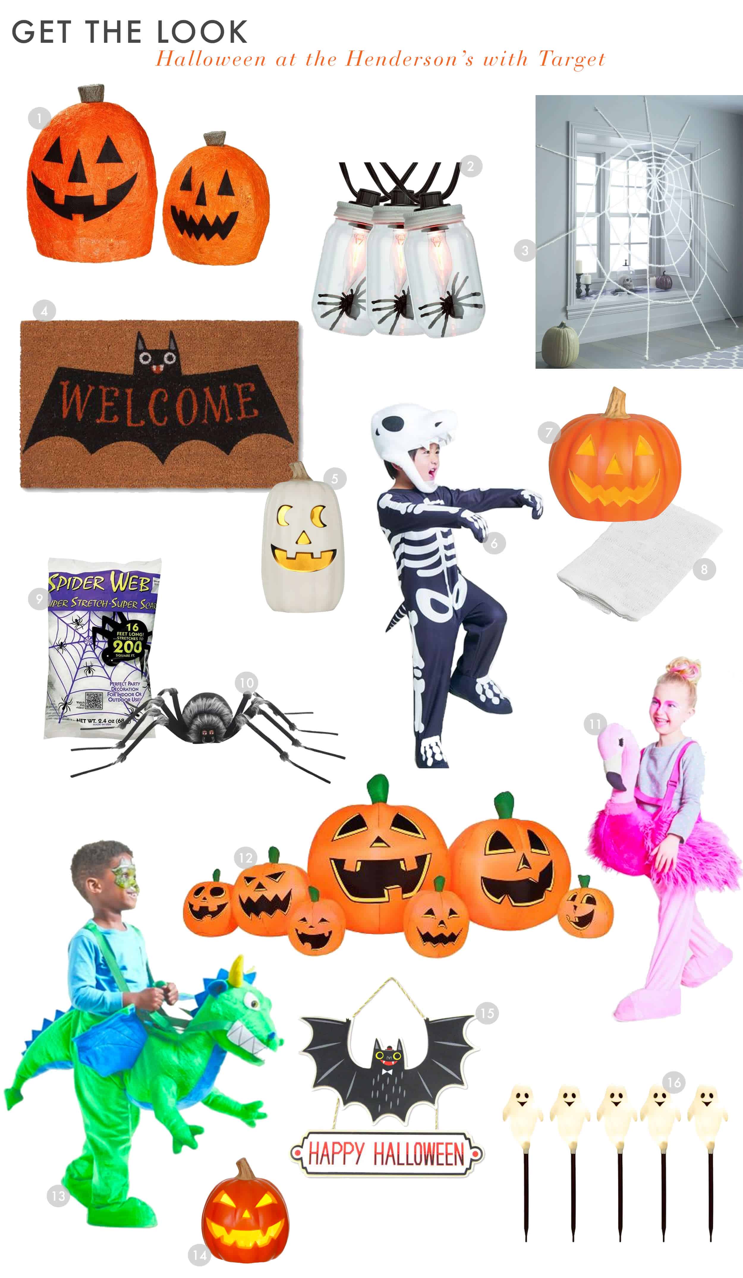 Emily Henderson Target Halloween 2017 Spooky Black And White Kid Friendly Outdoors Get The Look Final