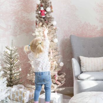 Emily Henderson Blush Rose Gold Christmas 11