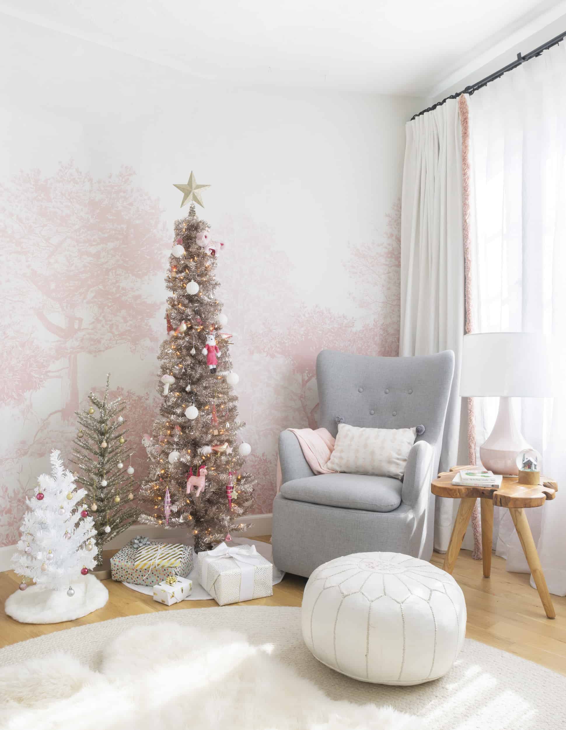 Emily Henderson Blush Rose Gold Christmas 16