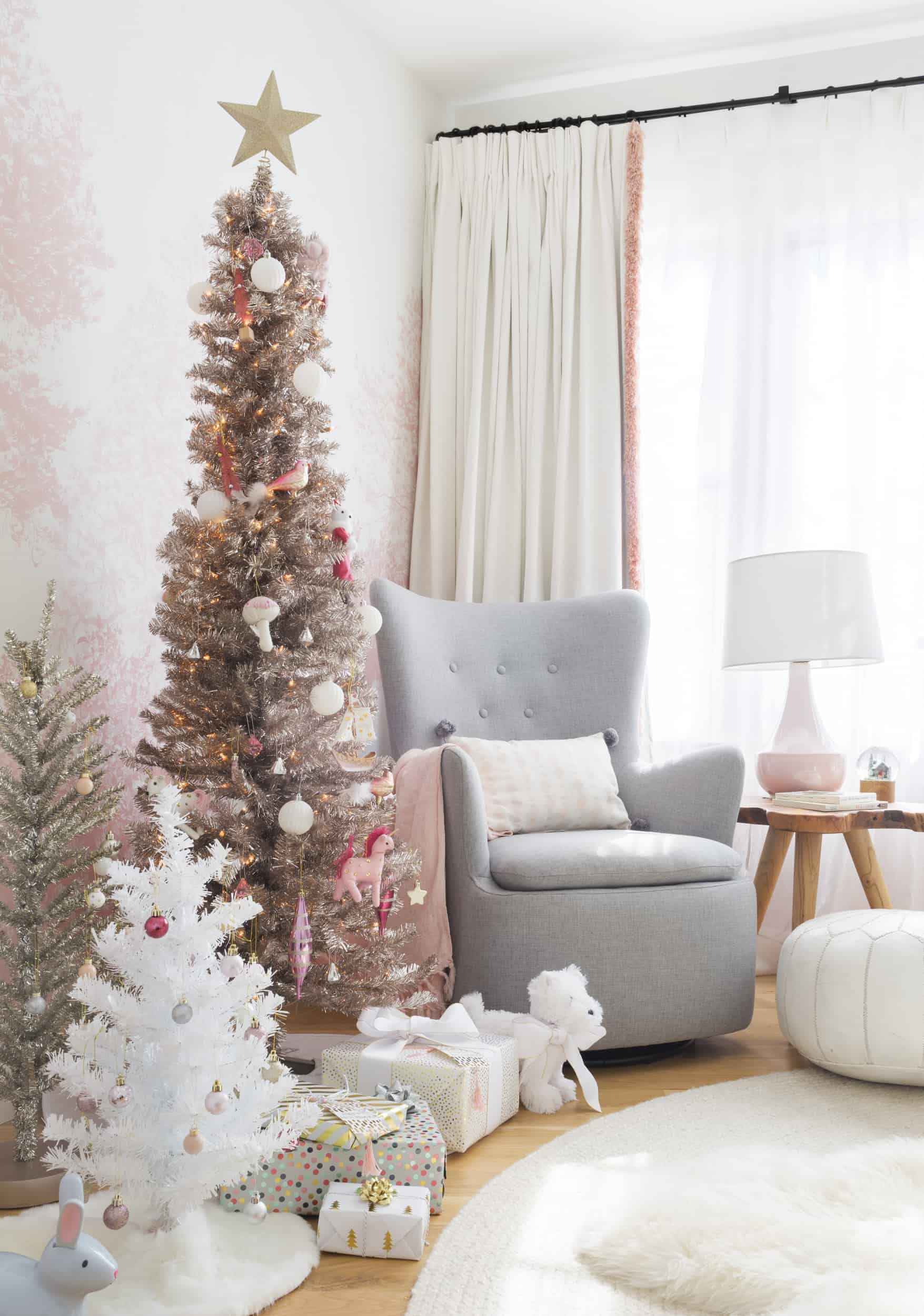 Emily Henderson Blush Rose Gold Christmas 17