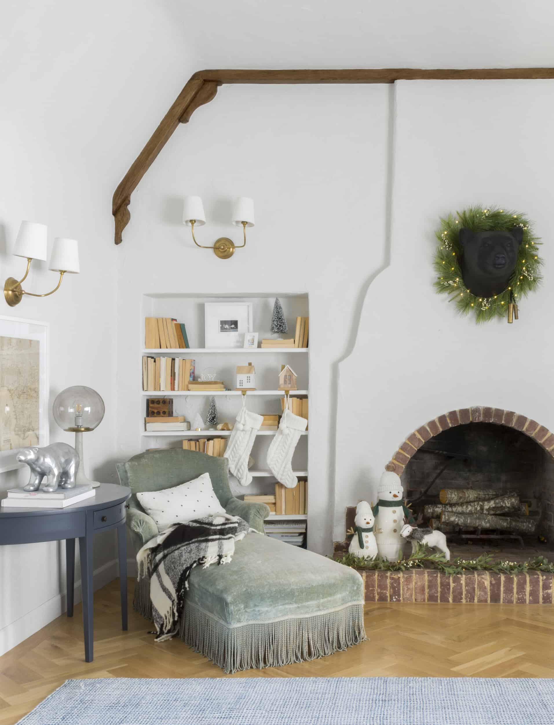 Emily Henderson Christmas 2017 Neutral Winter Wonderland 12