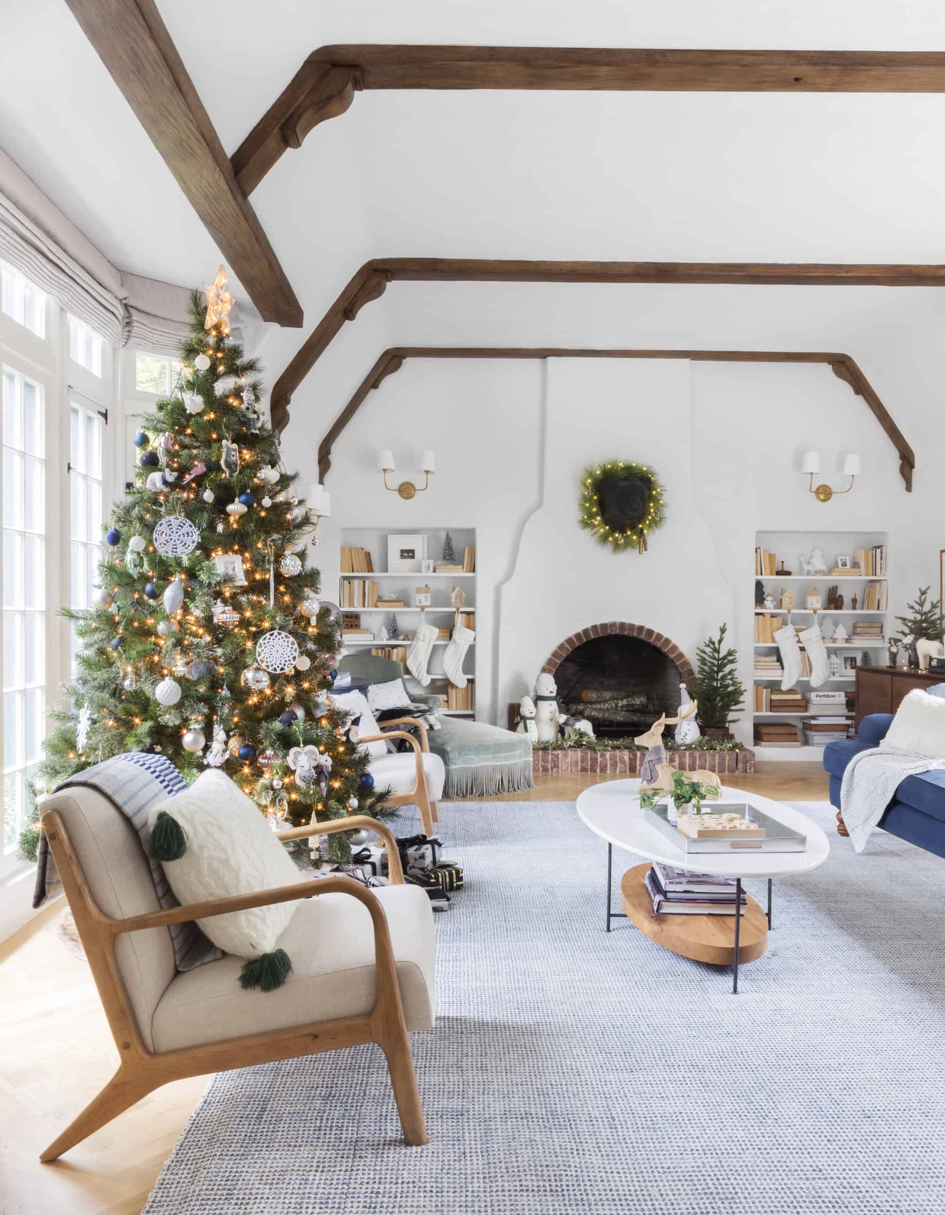 Emily Henderson Christmas 2017 Neutral Winter Wonderland 211
