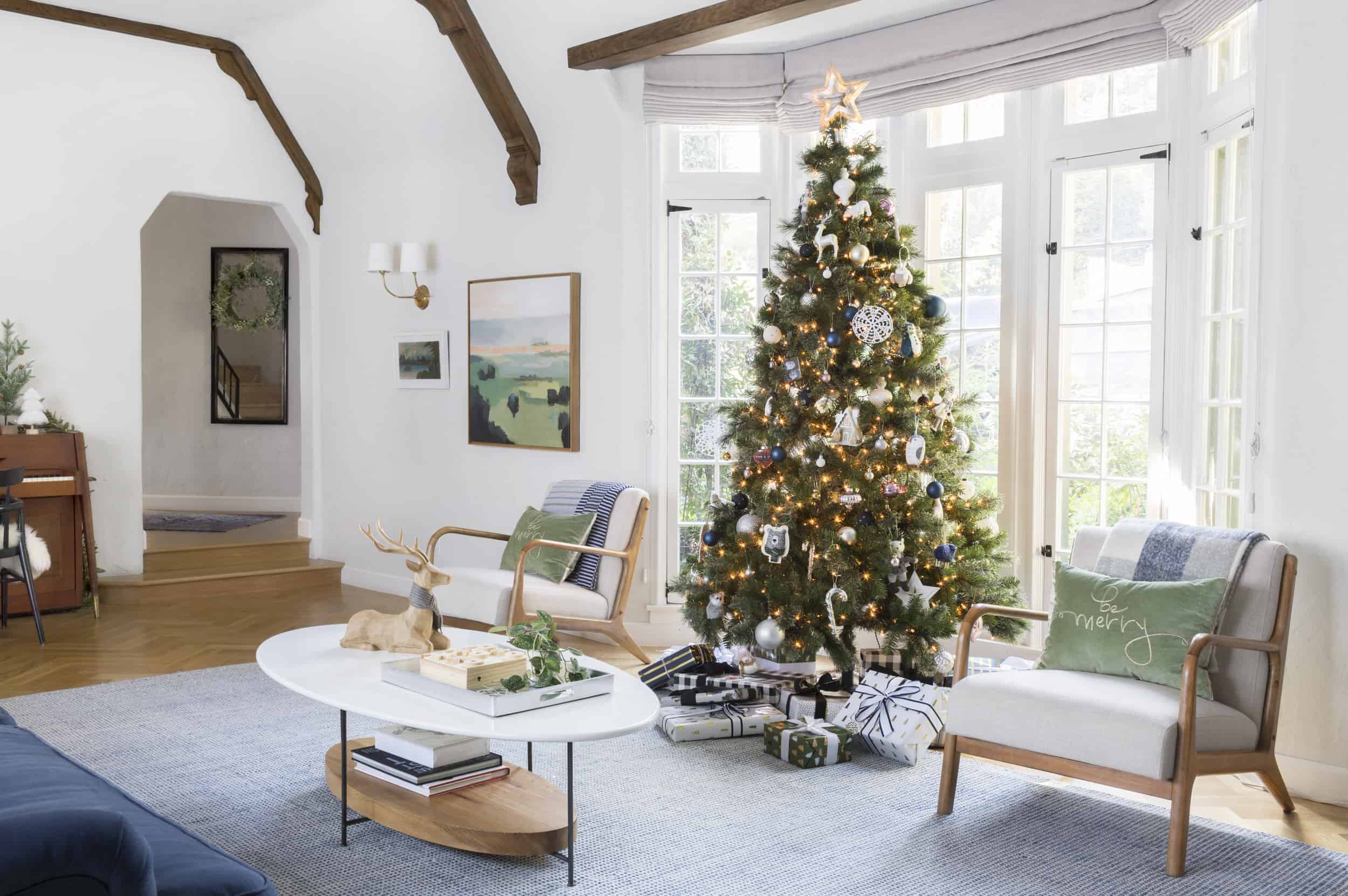 Emily Henderson Christmas 2017 Neutral Winter Wonderland 24