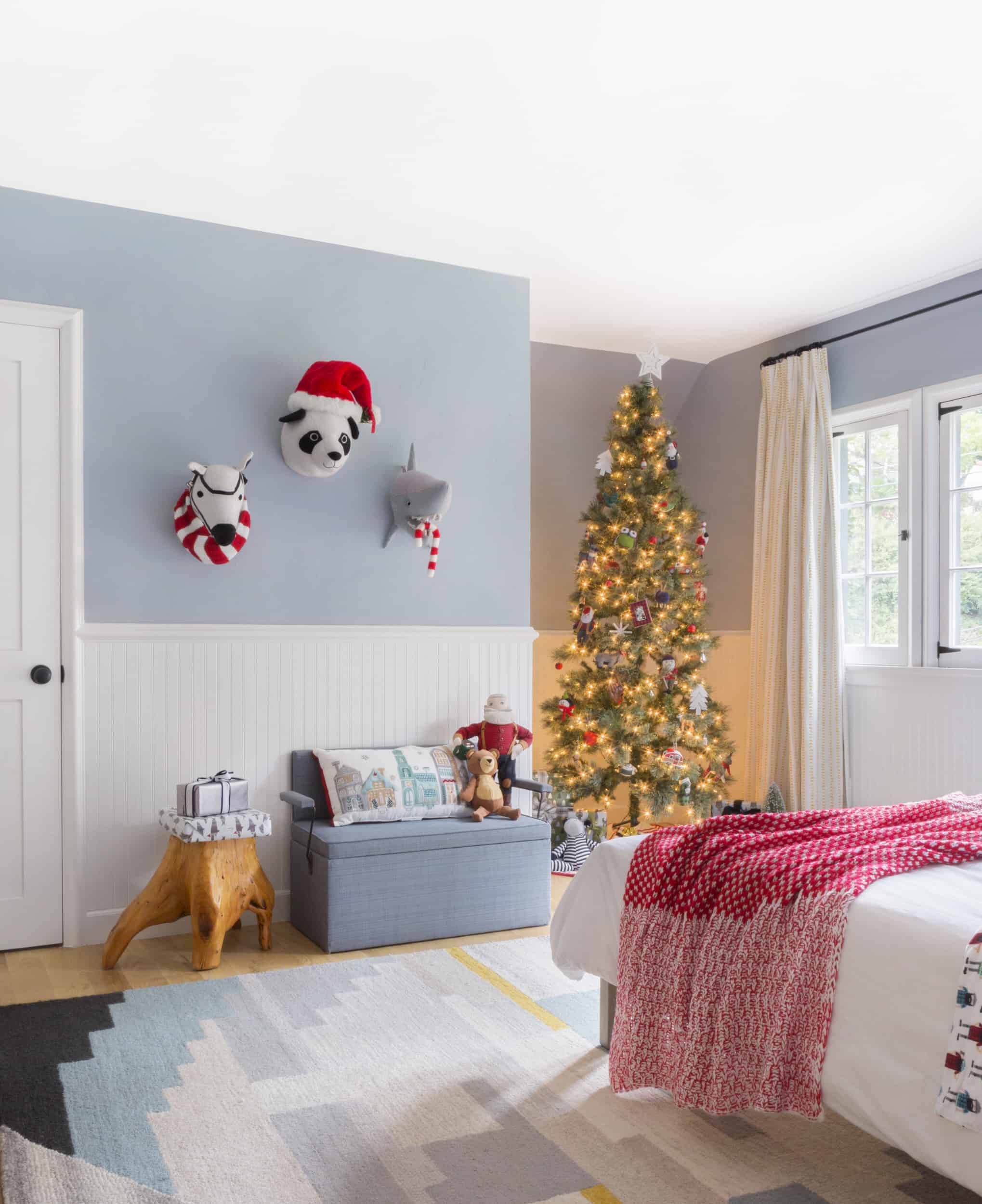 Emily Henderson Christmas Decorating Little Boys Room 110