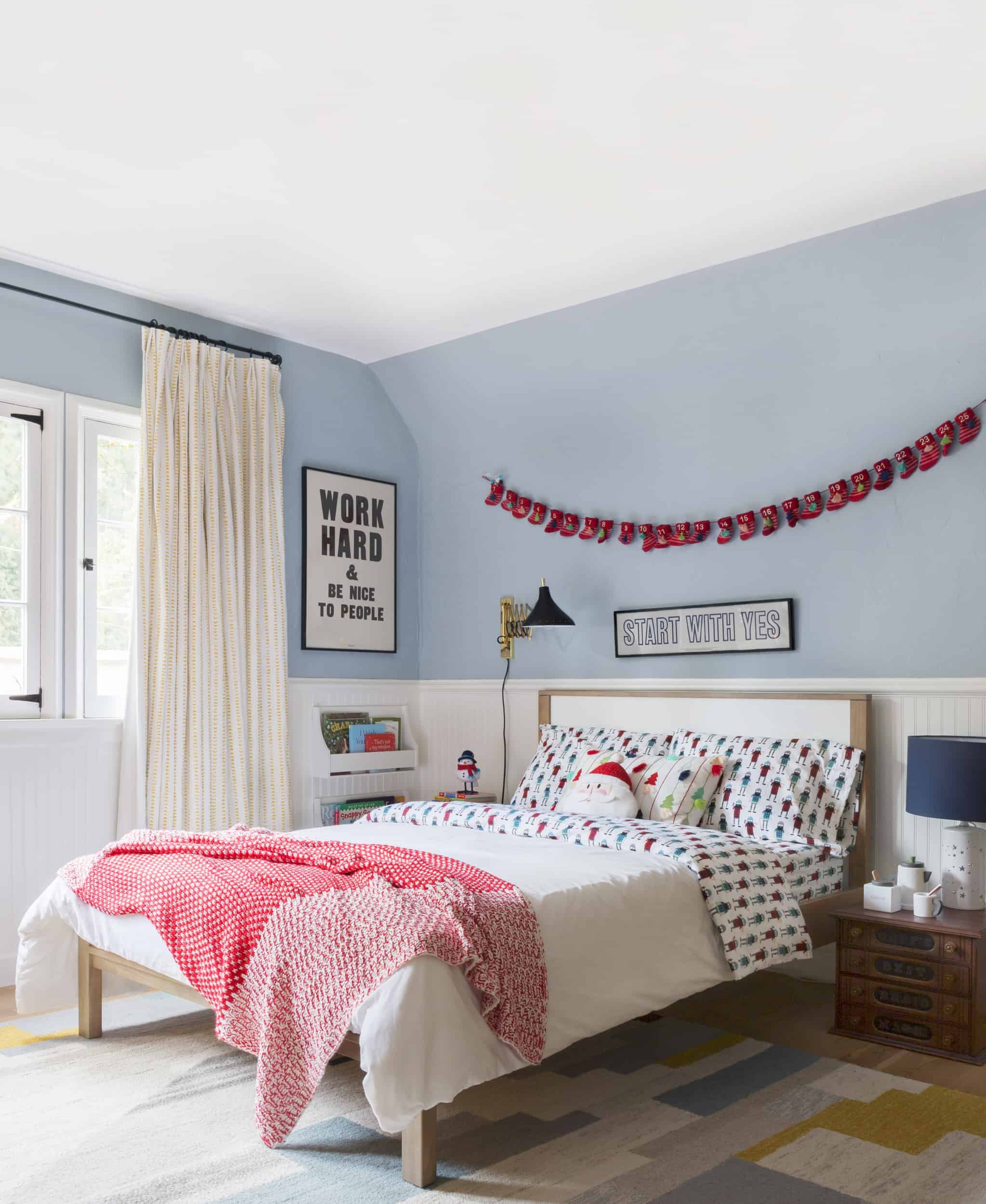 Emily Henderson Christmas Decorating Little Boys Room 31