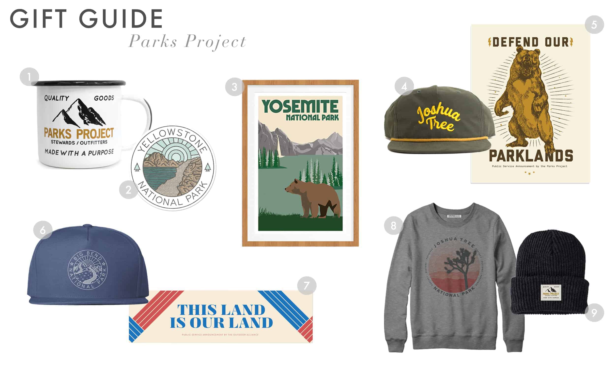 Emily Henderson Gift Guide 2017 Holiday Christmas B Corp Socially Concious Parks Project