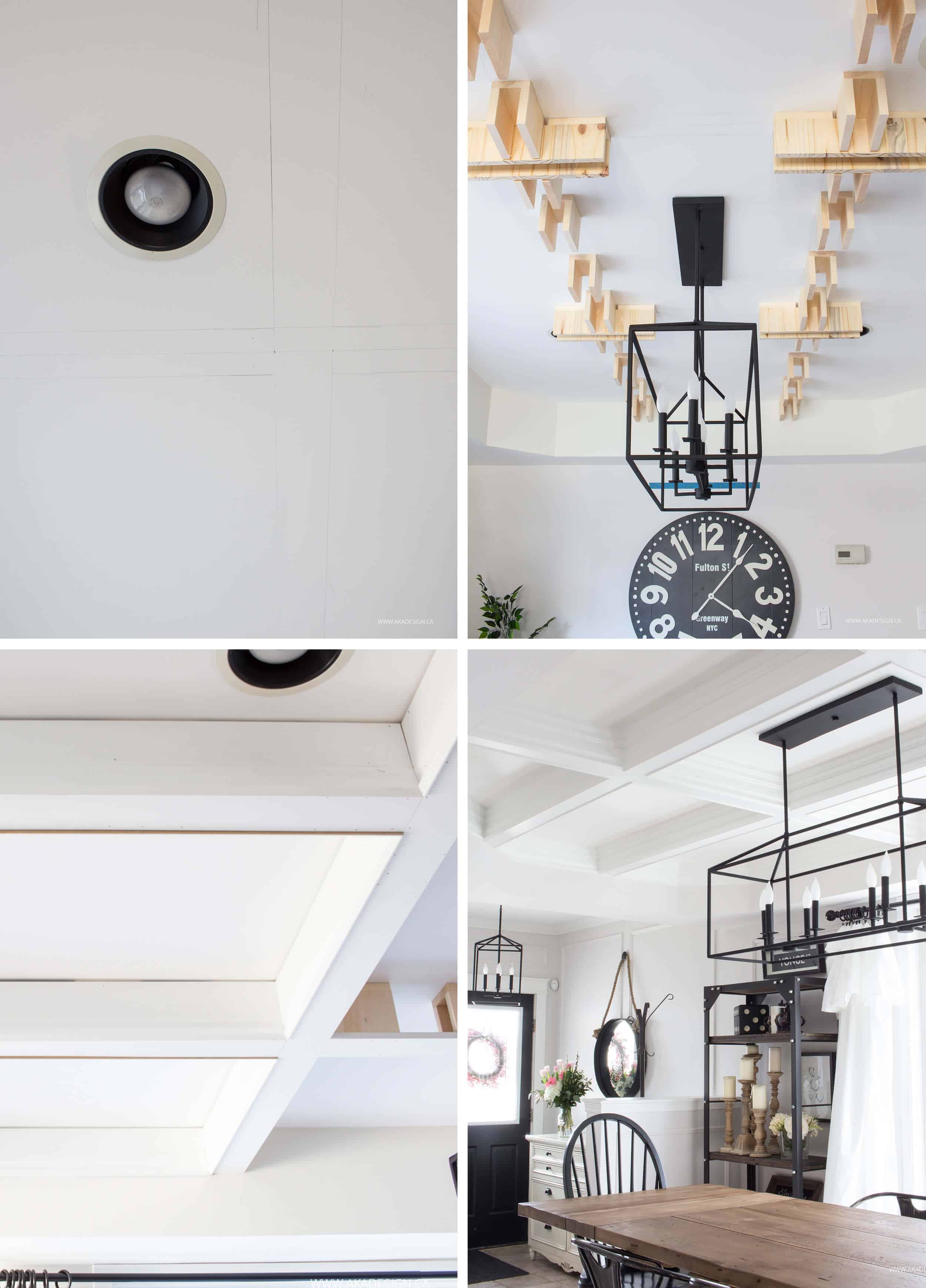 Emily Henderson How To Add Character To Ceilings Diy How To Coffered