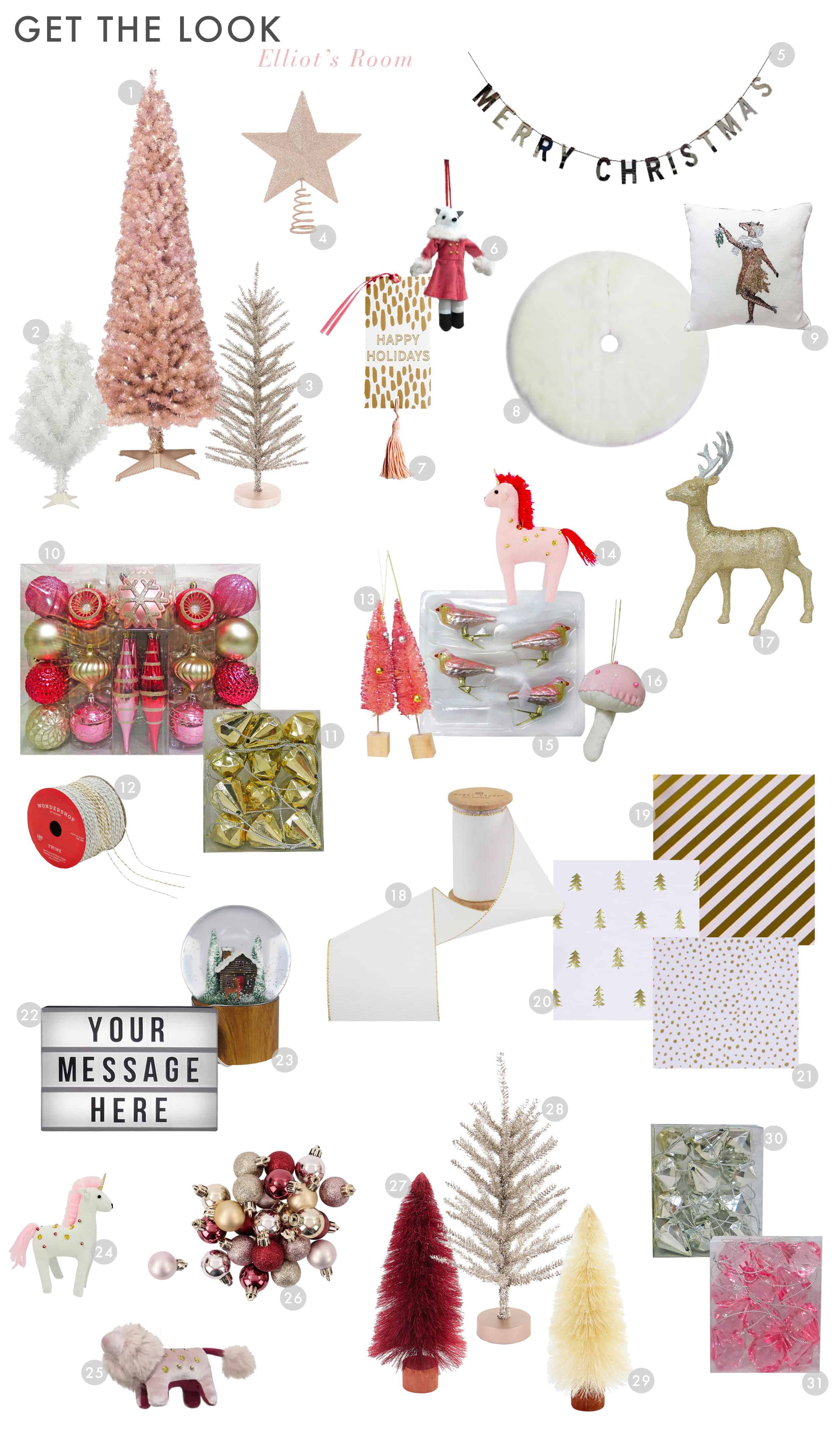 Emily Henderson Target Holiday Christmas 2017 English Tudor Modern Kids Decor Elliots Room Get The Look1