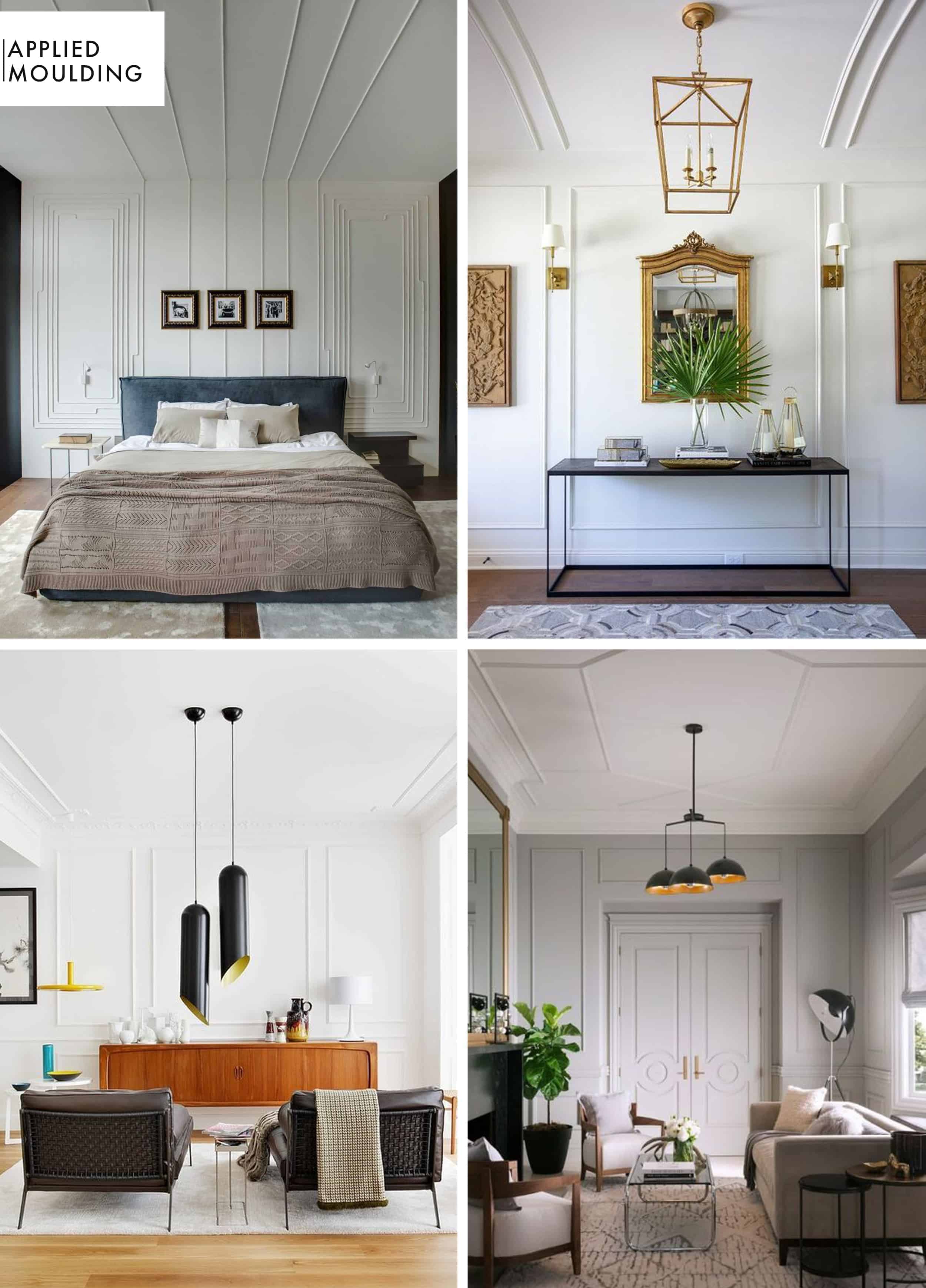 How To Add Character And Charm To Boring Architecture And Houses Ceiling Applied Moulding 2x2 Inspiration 01