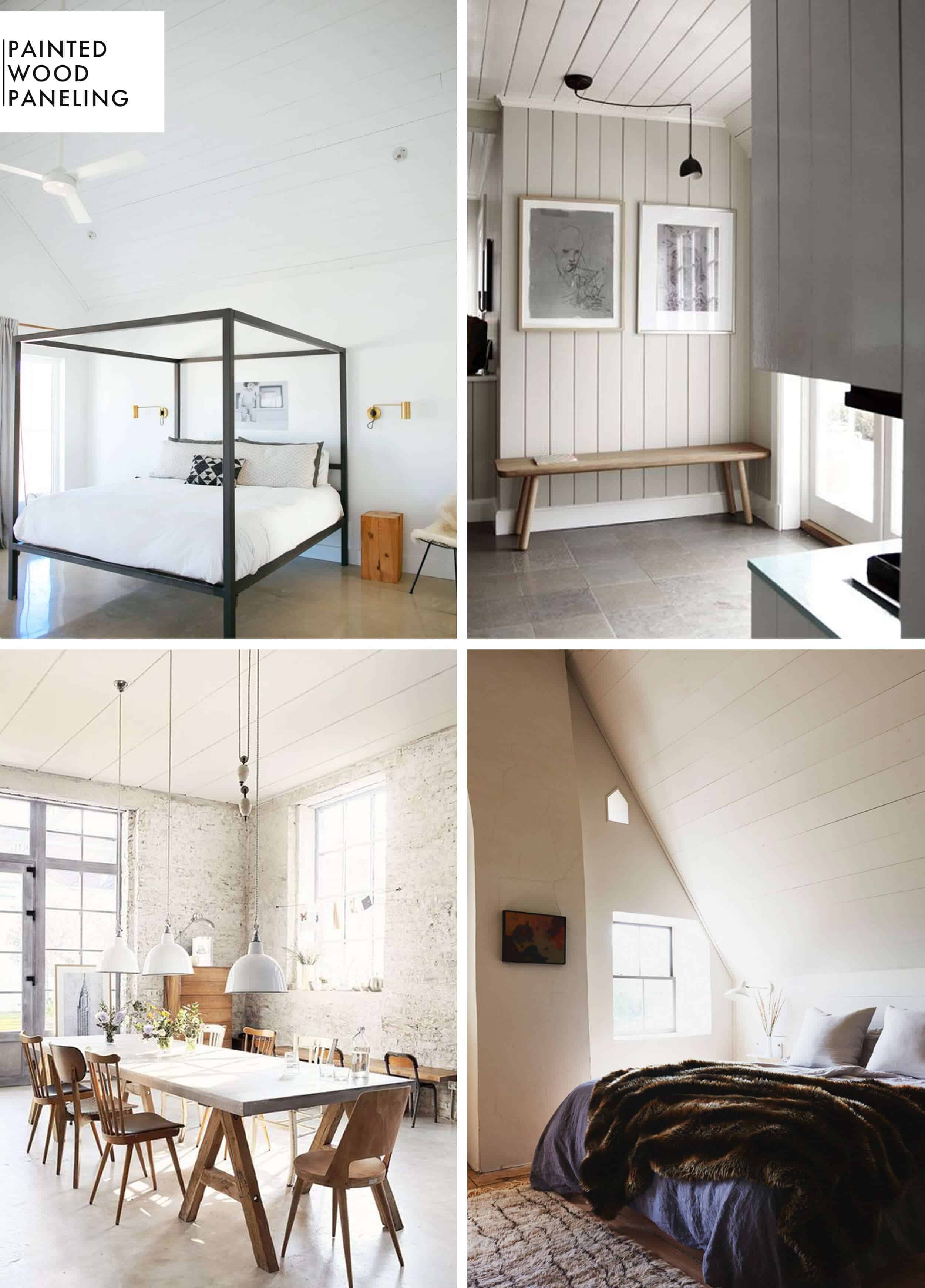 How To Add Character And Charm To Boring Architecture And Houses Ceiling Painted Wood Paneling 2x2 Inspiration 01