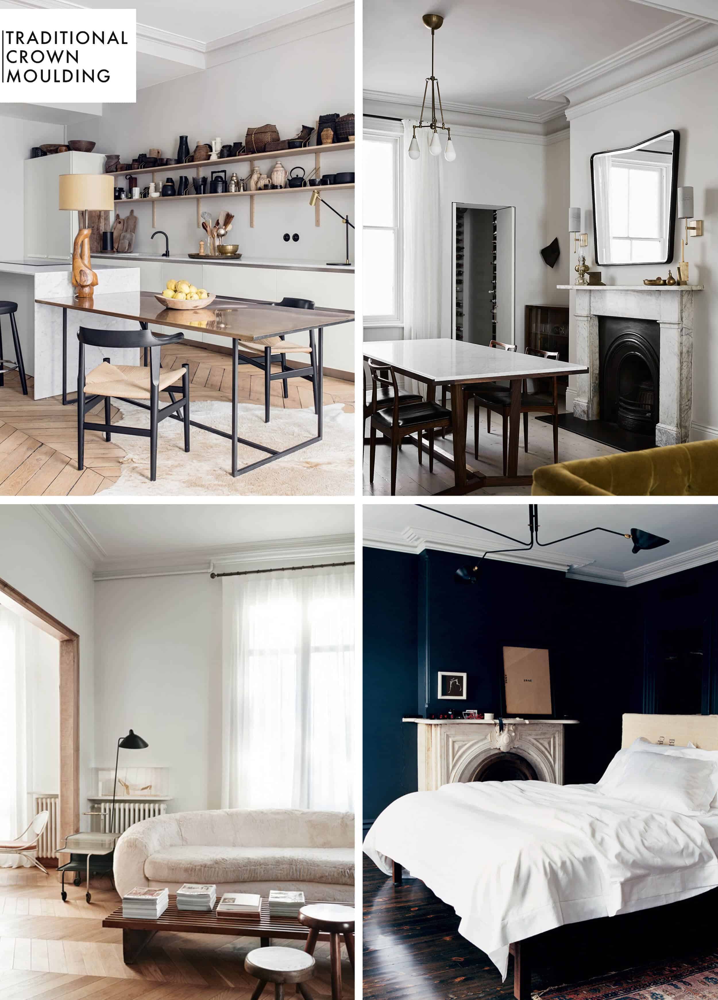 How To Add Character And Charm To Boring Architecture And Houses Ceiling Traditional Crown Moulding 2x2 Inspiration