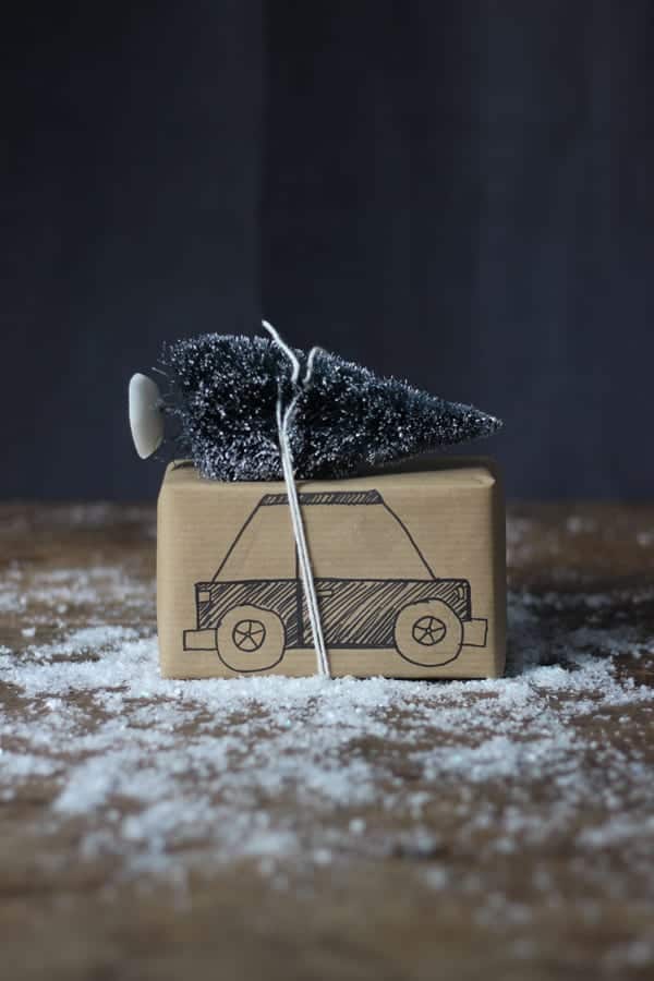 Christmas Tree Car Present