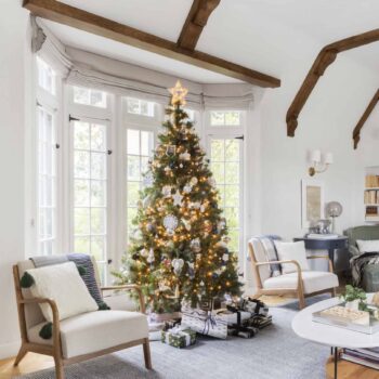 Emily Henderson Christmas 2017 Neutral Winter Wonderland 6