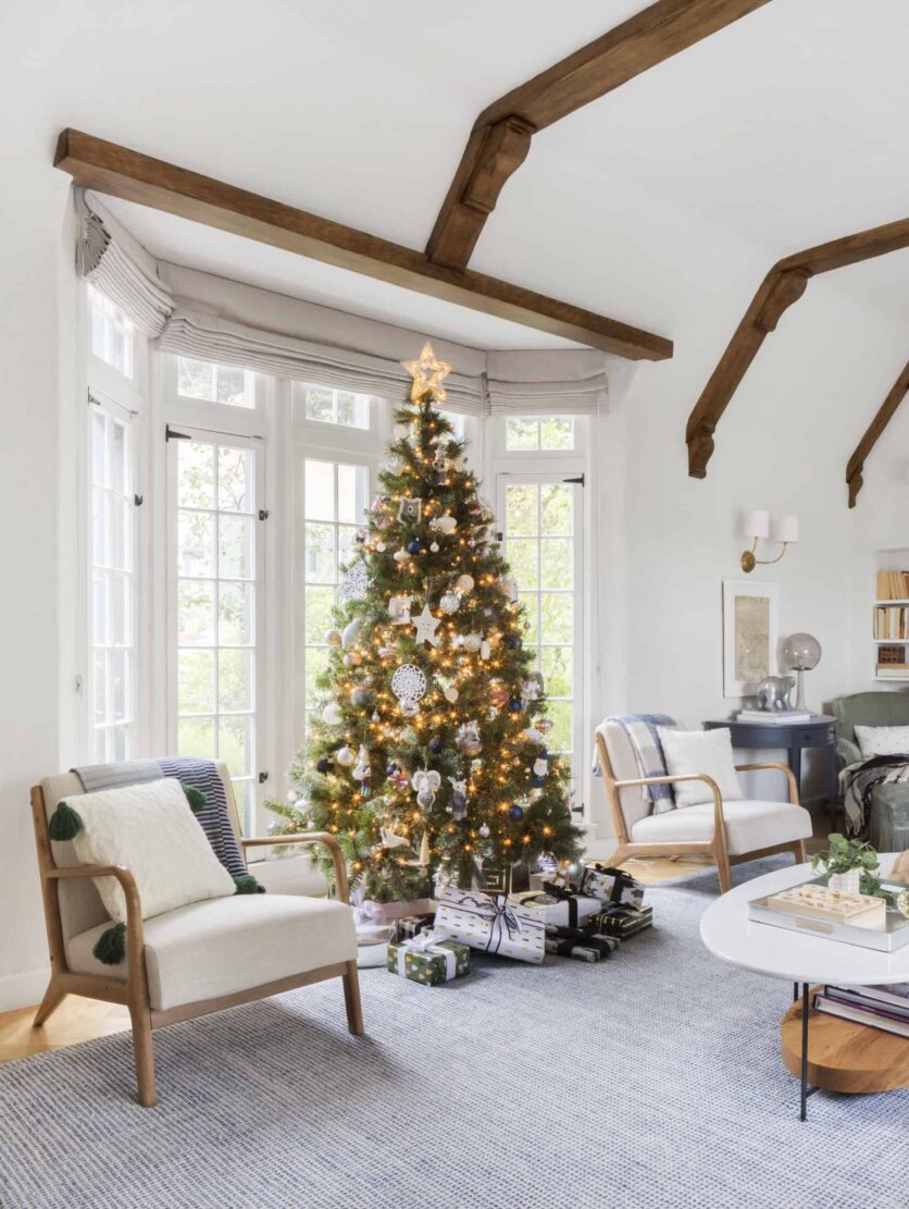 Emily Henderson Christmas 2017 Neutral Winter Wonderland 6
