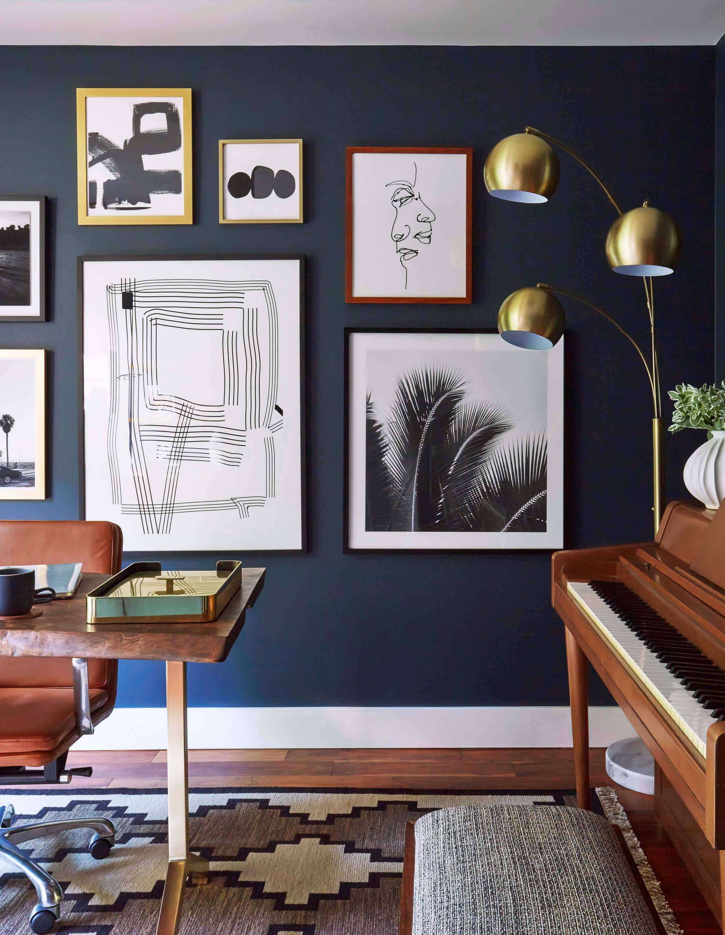 Emily Henderson Home Office Dark Modern Masculine 3