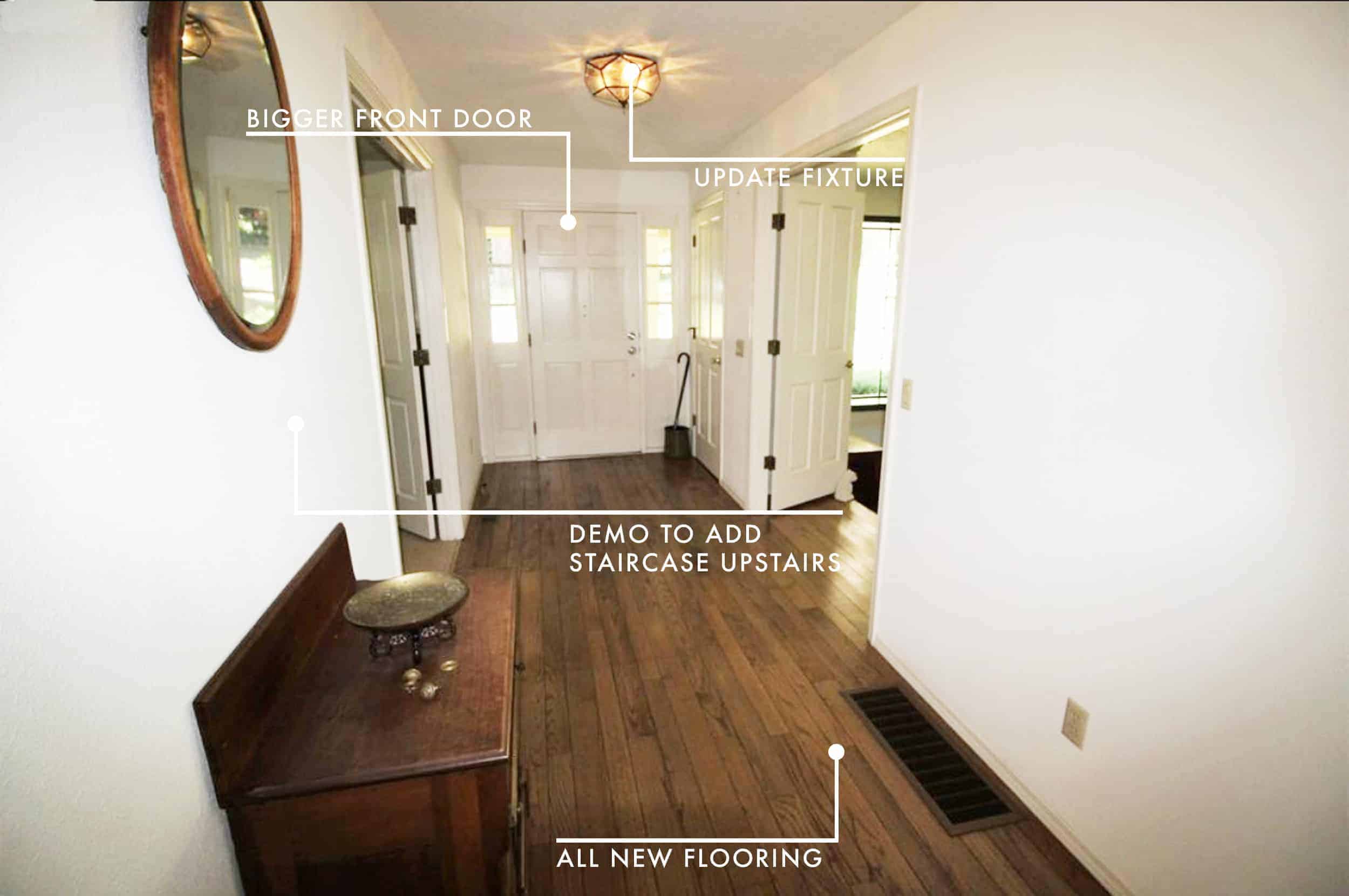 Emily Henderson Portland Fixer Upper Traditional Before Photos First Floor Entry Edited With Copy