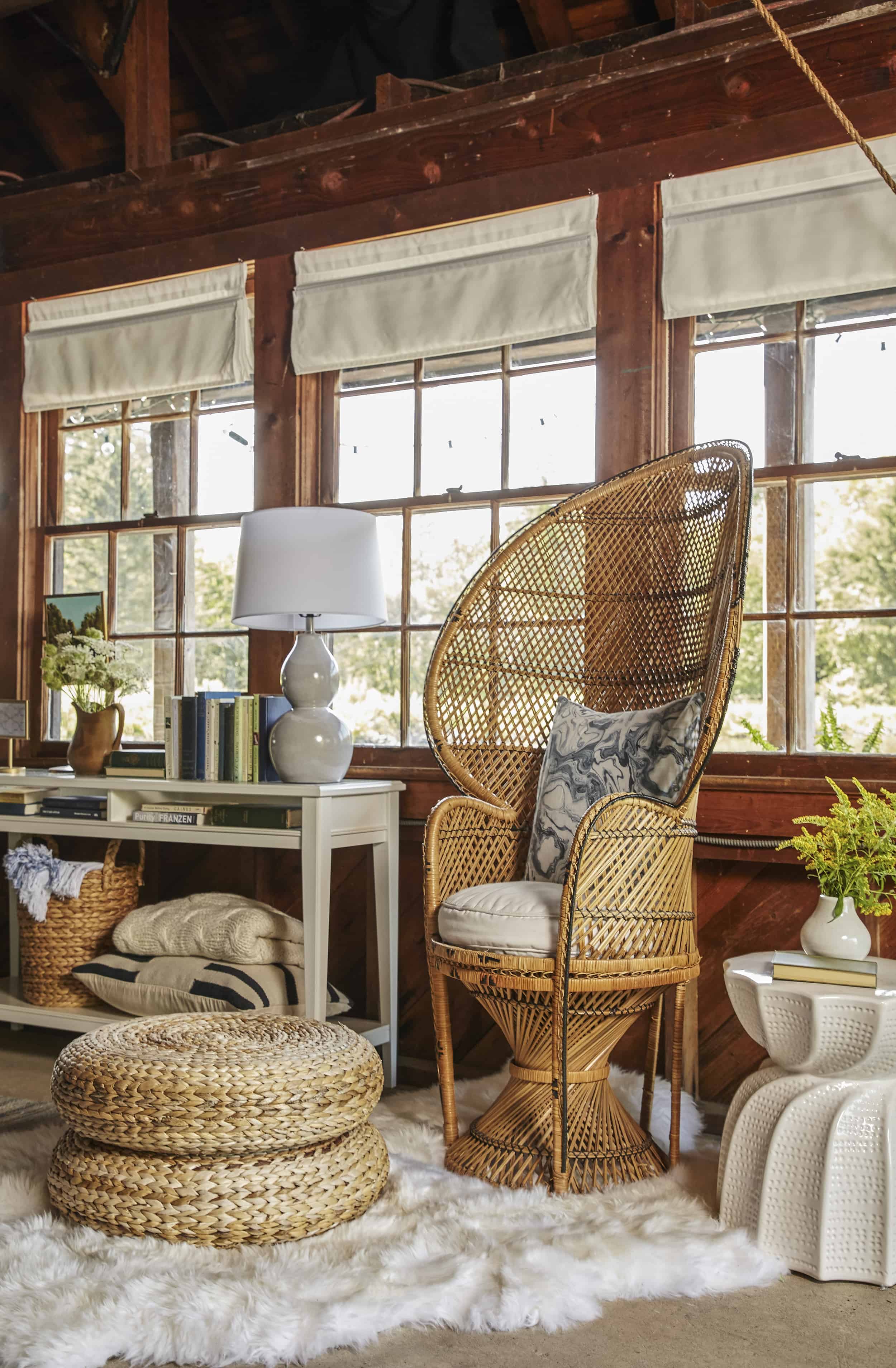 Emily Henderson Samsung The Frame Boathouse Renovation Makeover Lake House Country Rustic 3