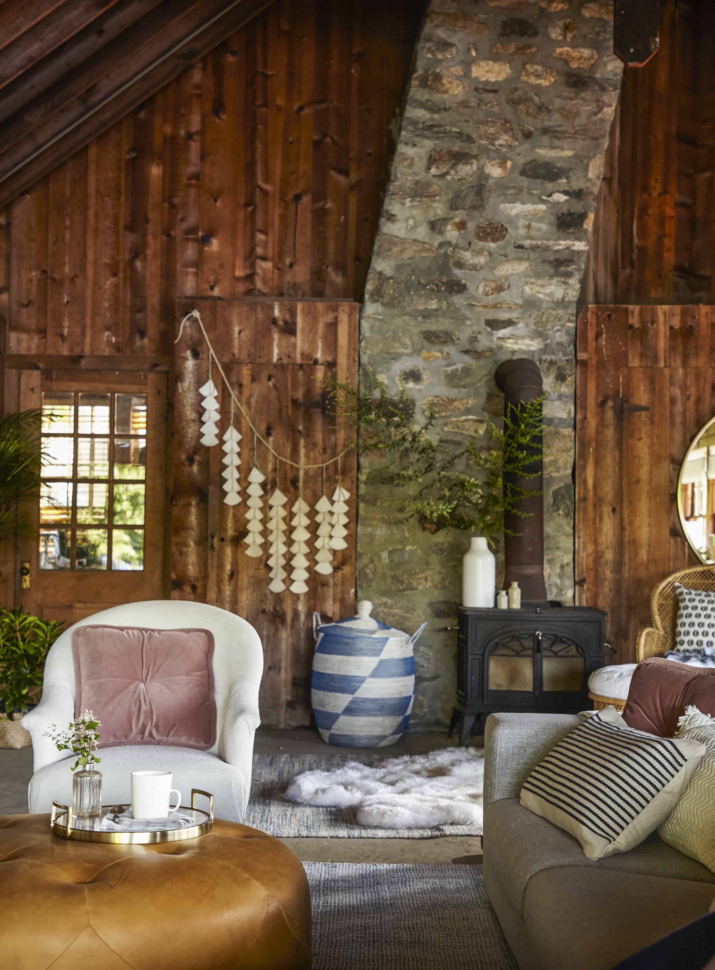 Emily Henderson Samsung The Frame Boathouse Renovation Makeover Lake House Country Rustic 4