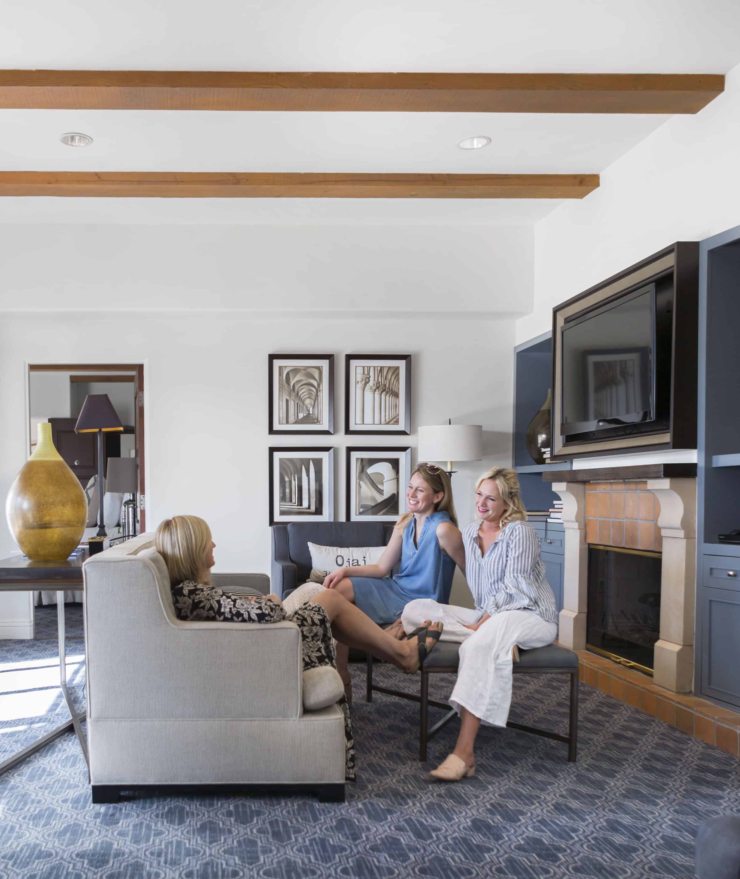 Emily Henderson Ojai Valley Inn En Suite Living Room