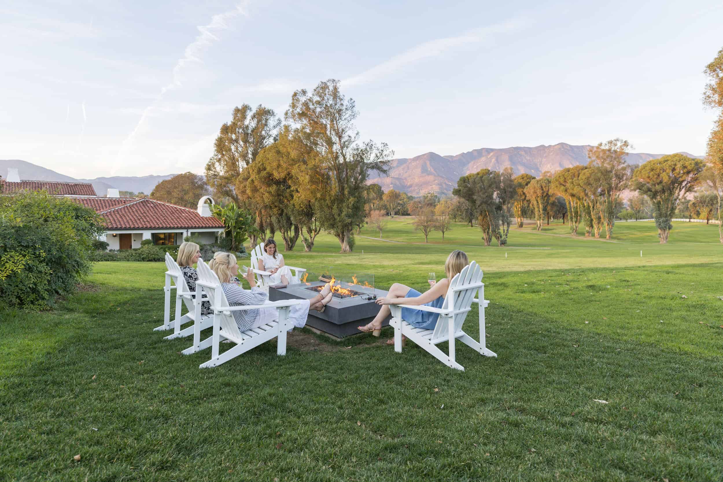 Fire Pit On The Golf Course Ojai Valley Inn