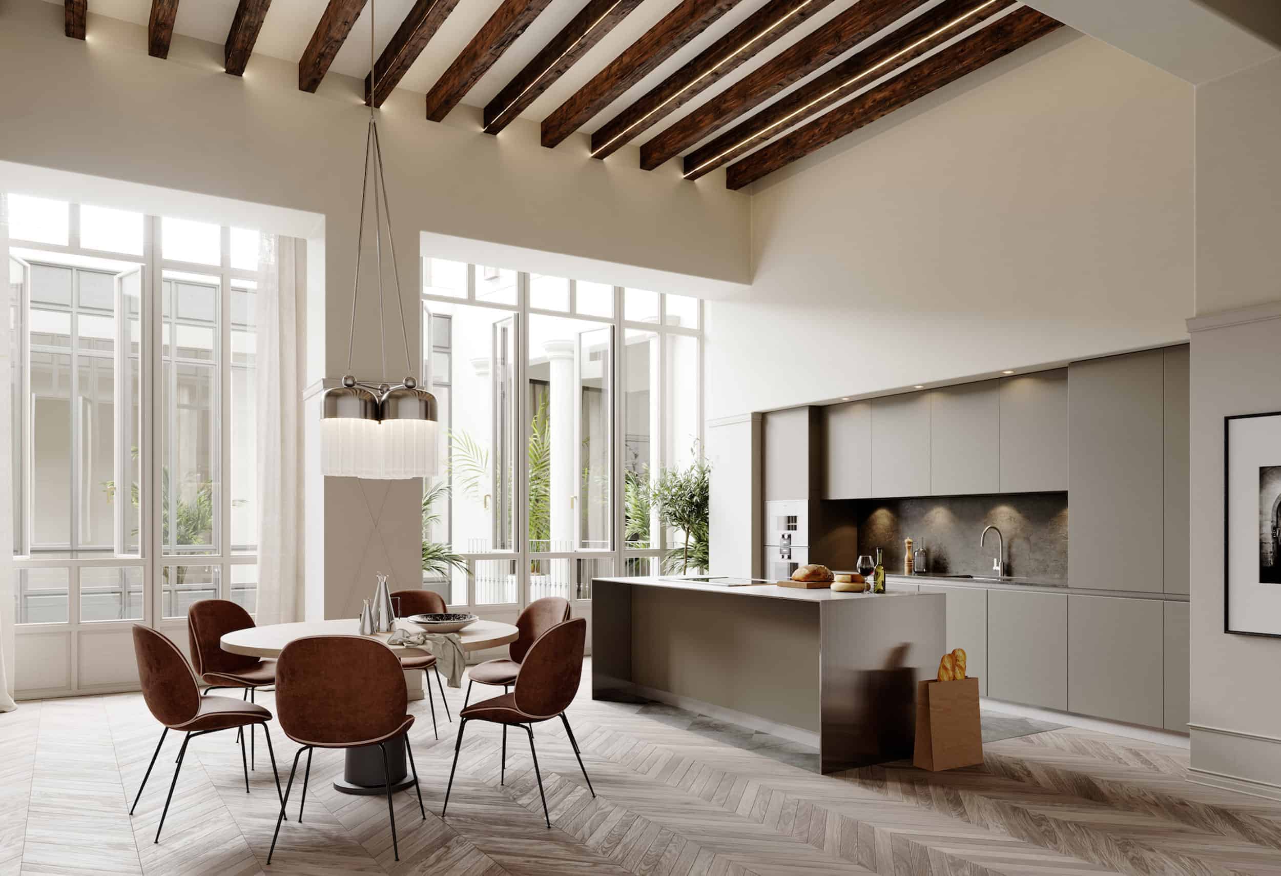 Emily Henderson Design Trends 2018 Kitchen Flat Front Cabinets 06