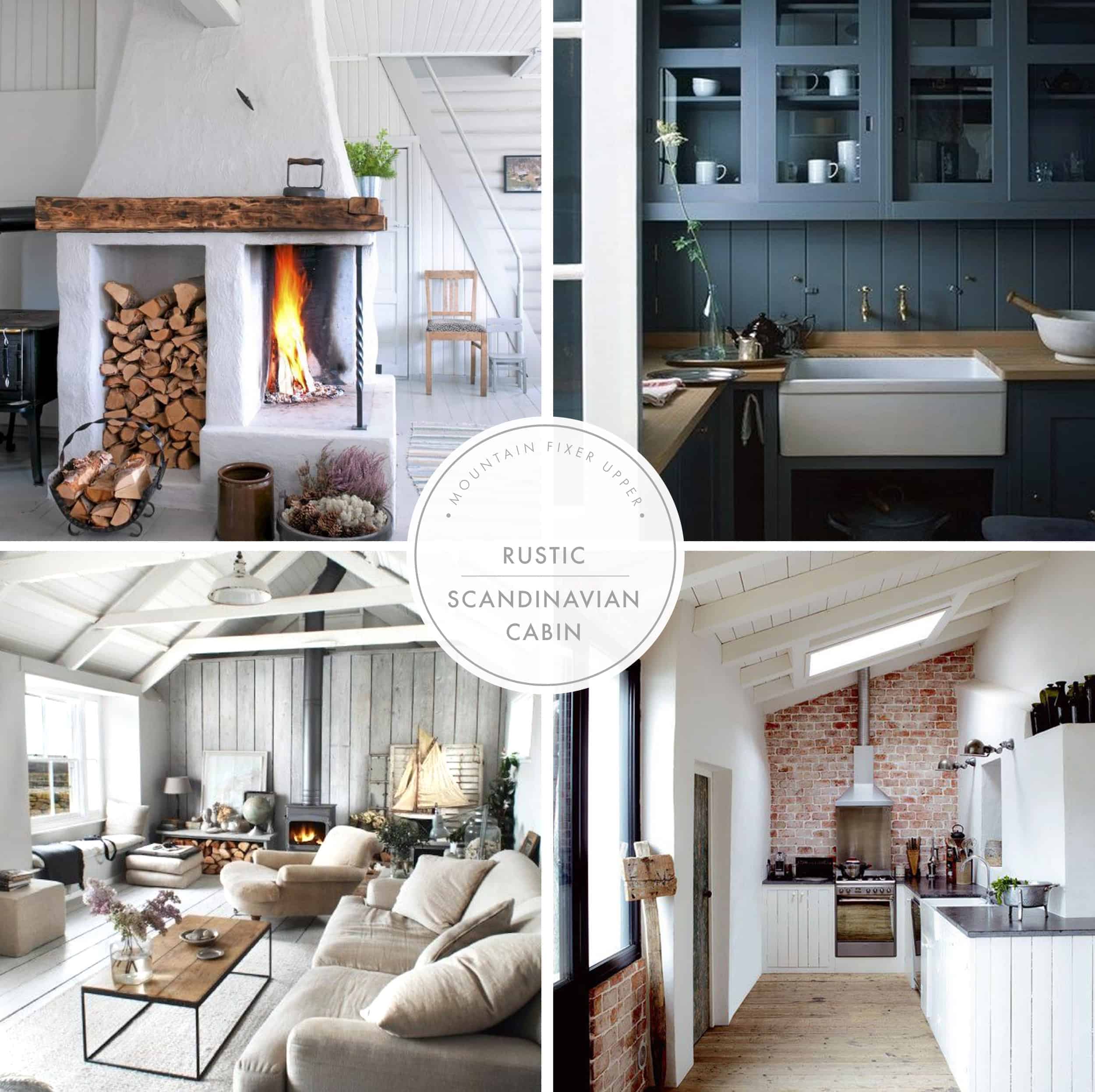 Emily Henderson Home Lake House Remodel I Design You Decide Poll Style Collage Rustic New Graphic 01
