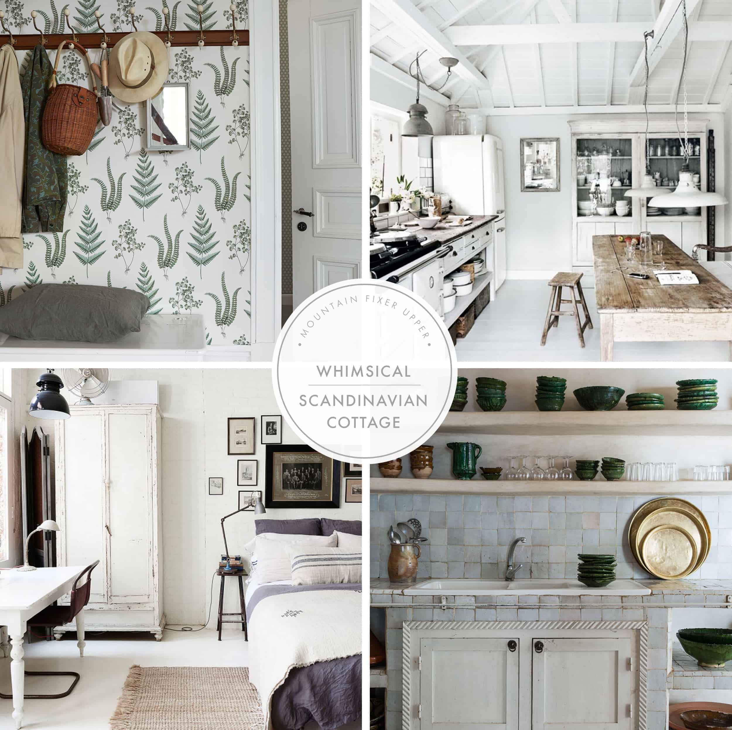 Emily Henderson Home Mountain Fixer Upper I Design You Decide 5 Styles Whimsical Scandinavian Cottage Header New