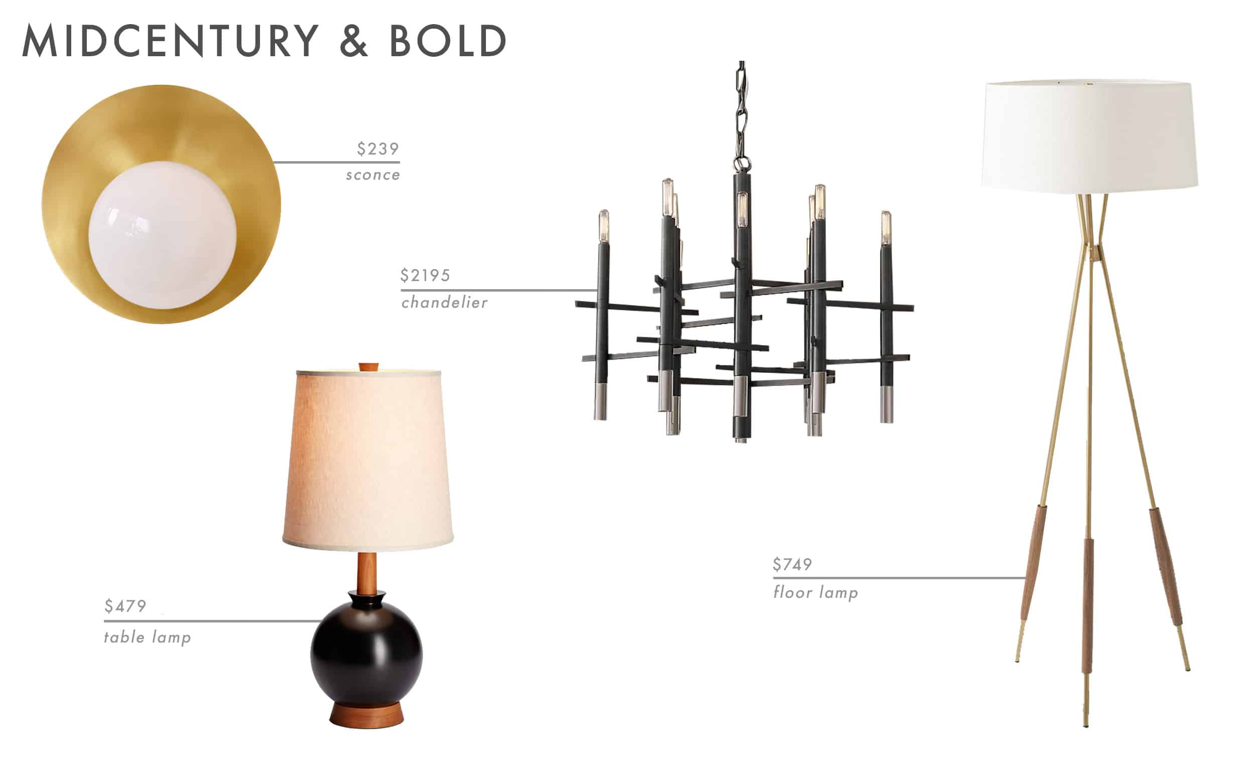 Emily Henderson Roundup Lighting Combos Table Lamp Floor Lamp Sconce 6