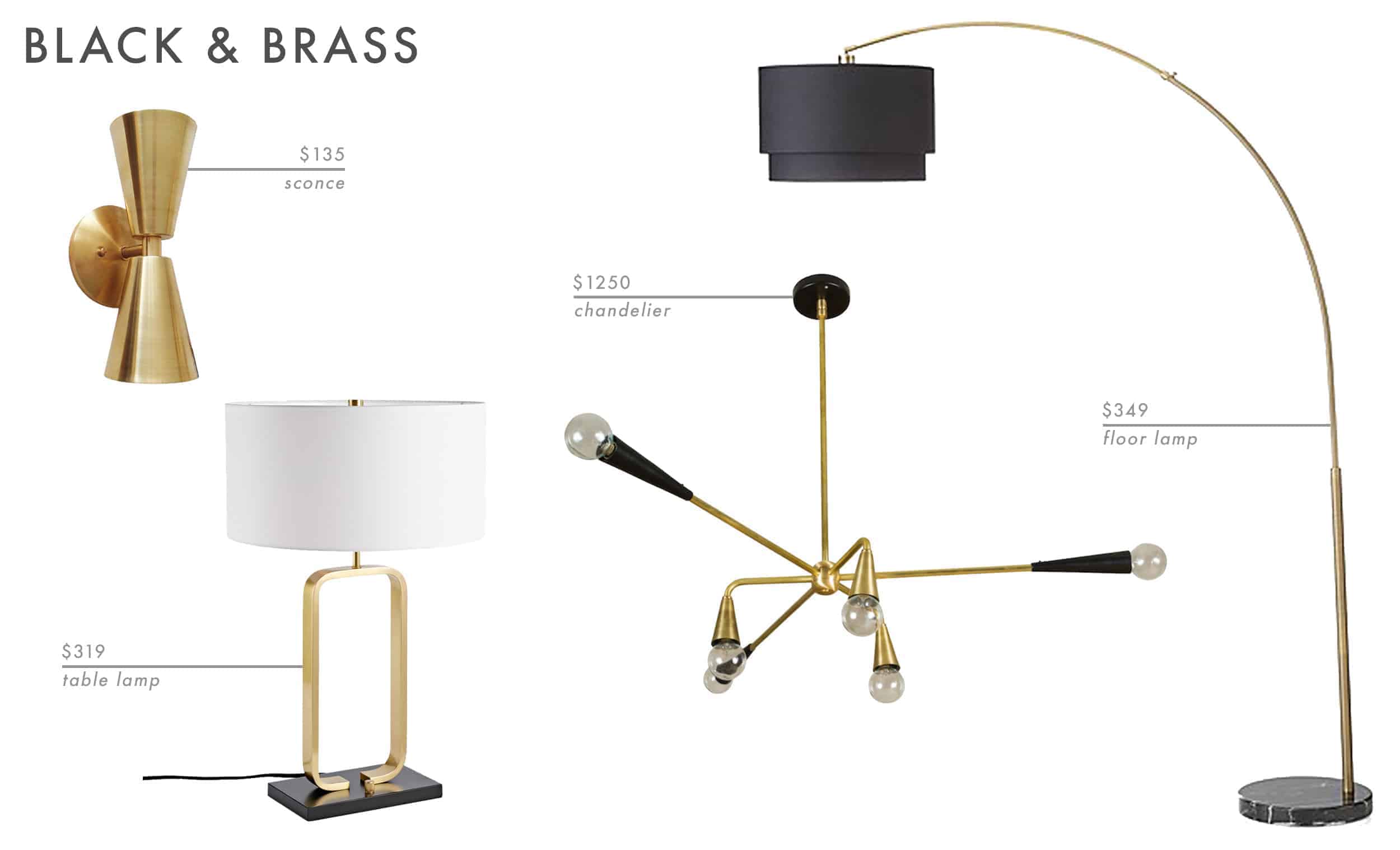 Emily Henderson Roundup Lighting Combos Table Lamp Floor Lamp Sconce 7