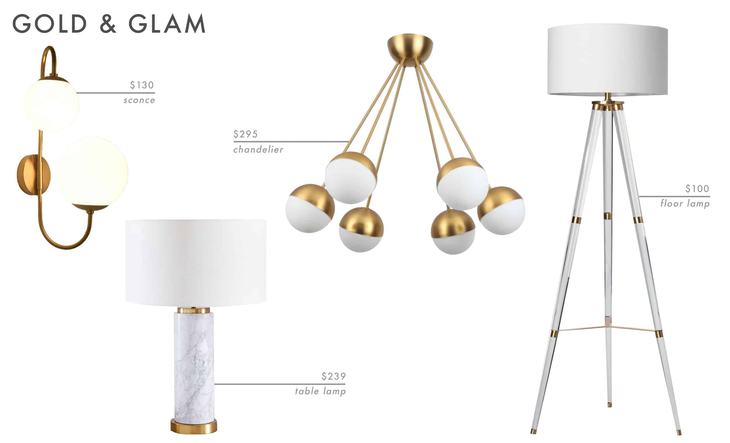 Emily Henderson Roundup Lighting Combos Table Lamp Floor Lamp Sconce 8