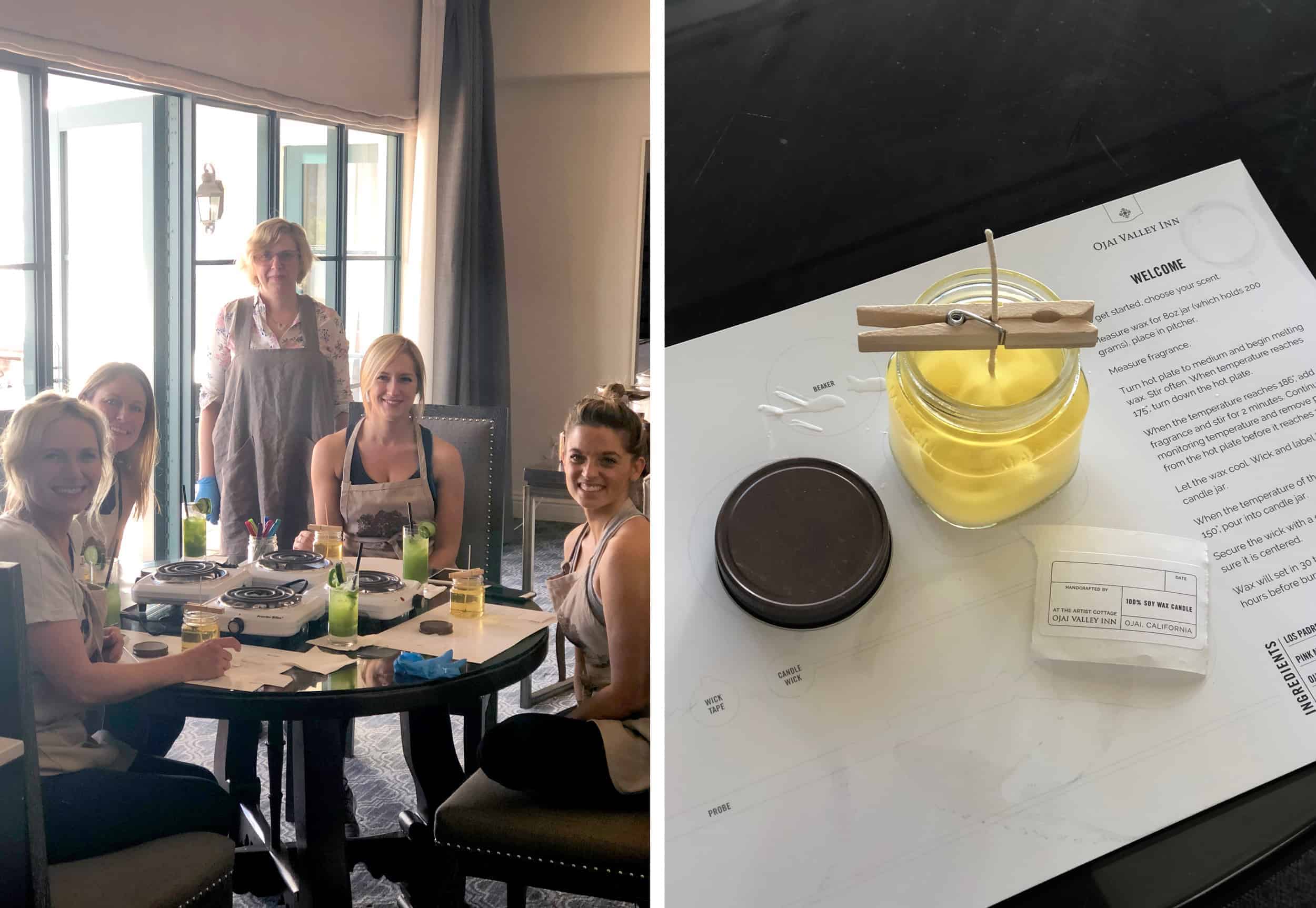 Ojai Valley Inn Candle Making Experience