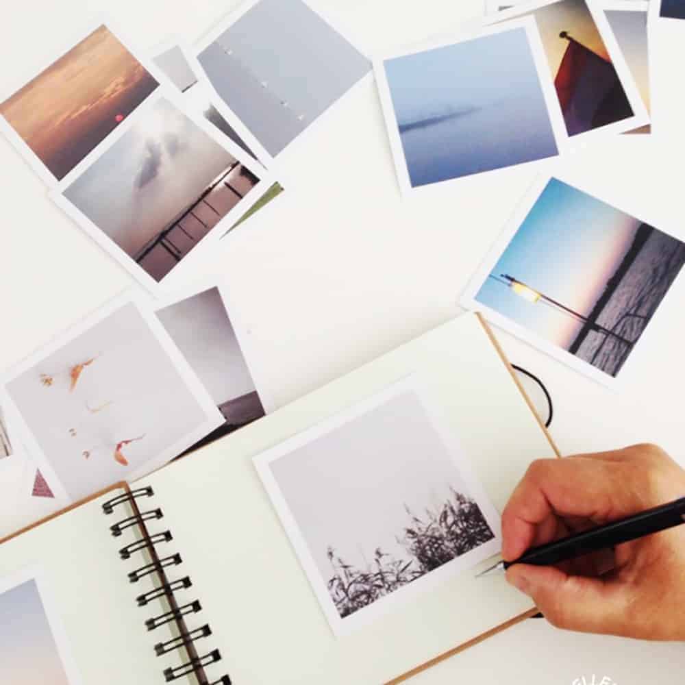 Valentines Day DIY Polaroids city tour book couple activity