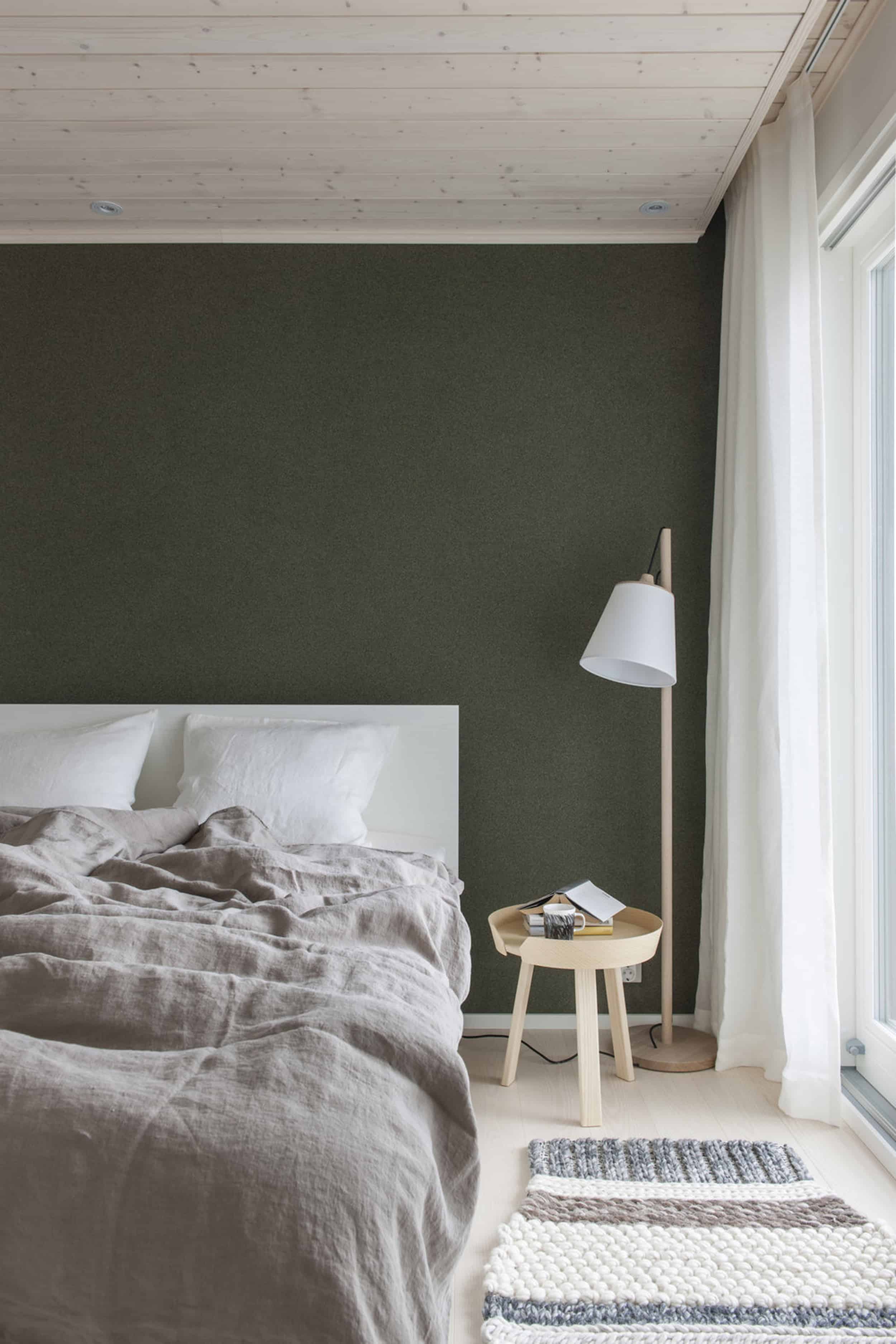 Emily Henderson Bedroom Living Room Colored Toned Walls Blue Green Grey12