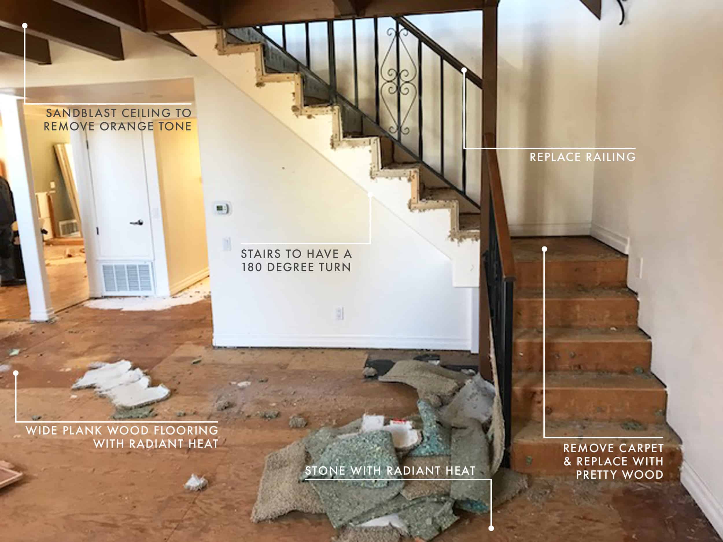 Emily Henderson Mountain Fixer Upper Cabin Demo Update 1
