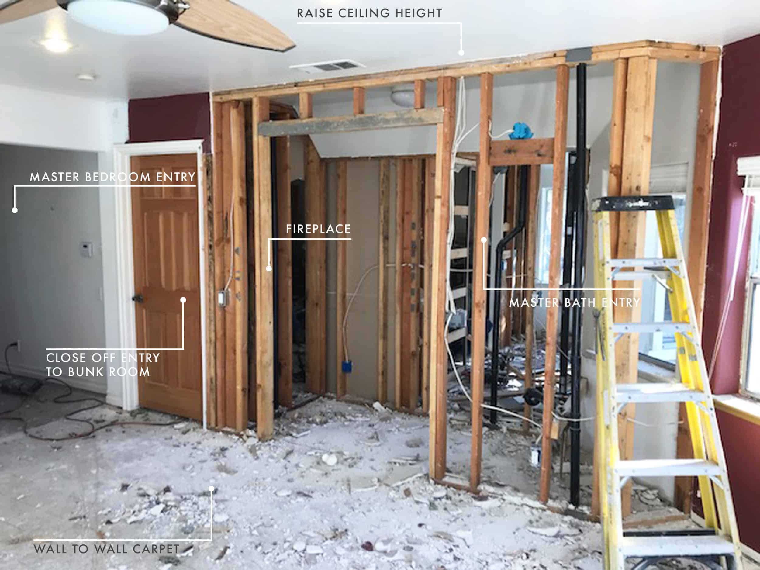Emily Henderson Mountain Fixer Upper Cabin Demo Update 12