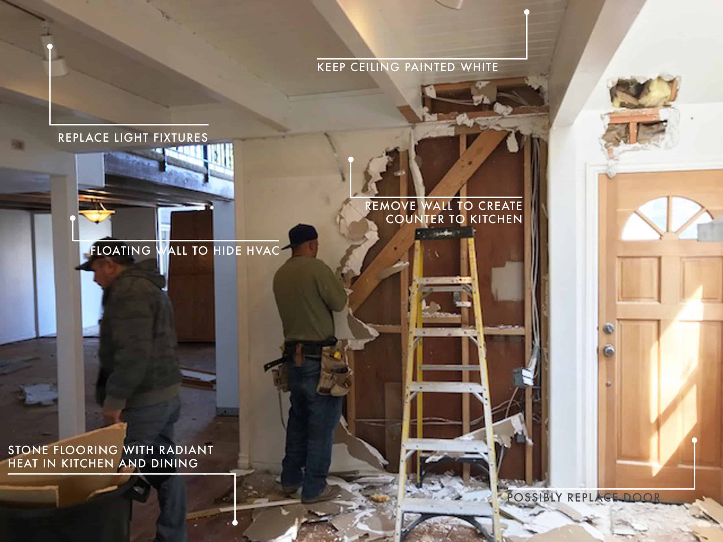 Emily Henderson Mountain Fixer Upper Cabin Demo Update 3