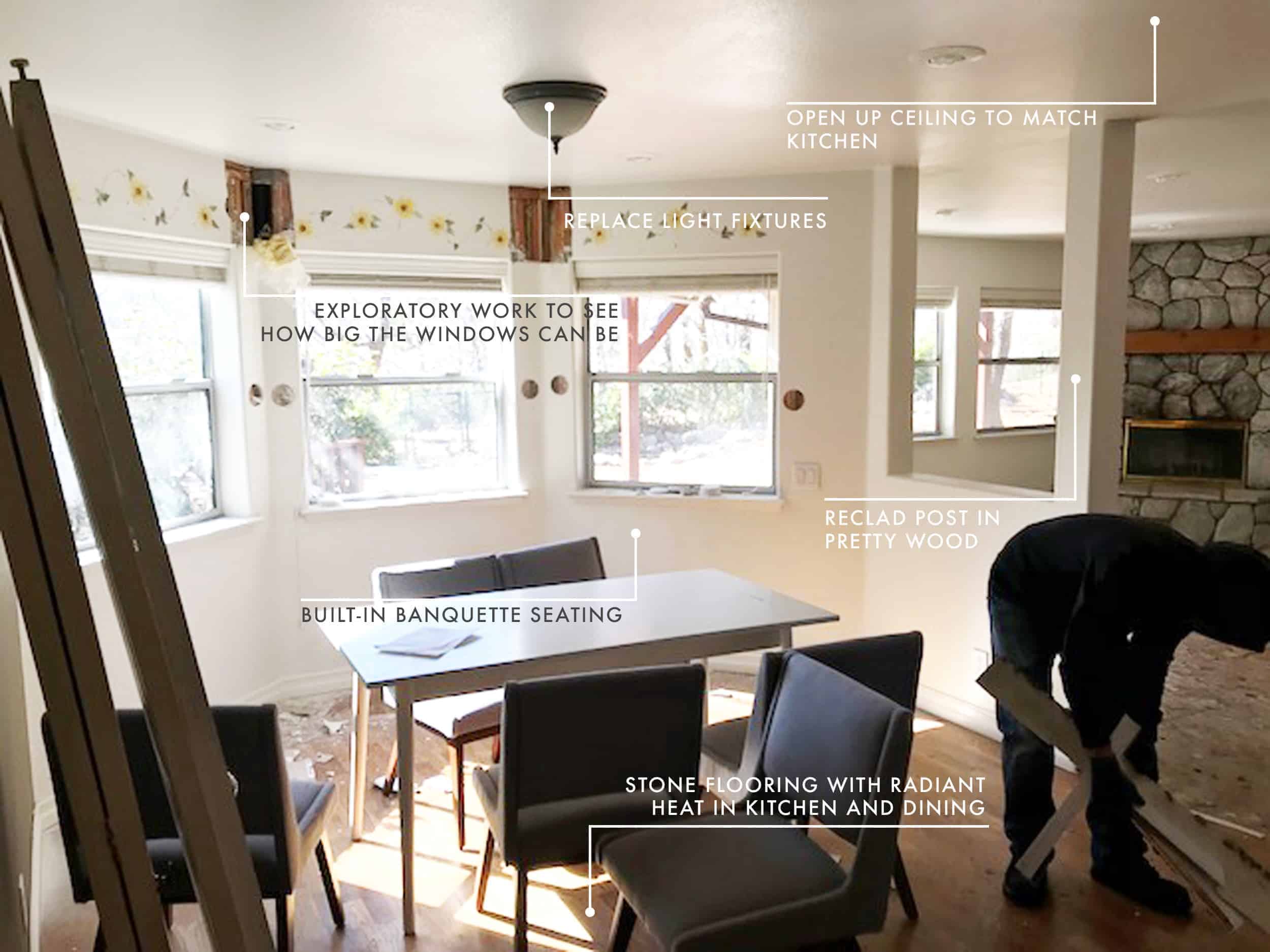 Emily Henderson Mountain Fixer Upper Cabin Demo Update 4