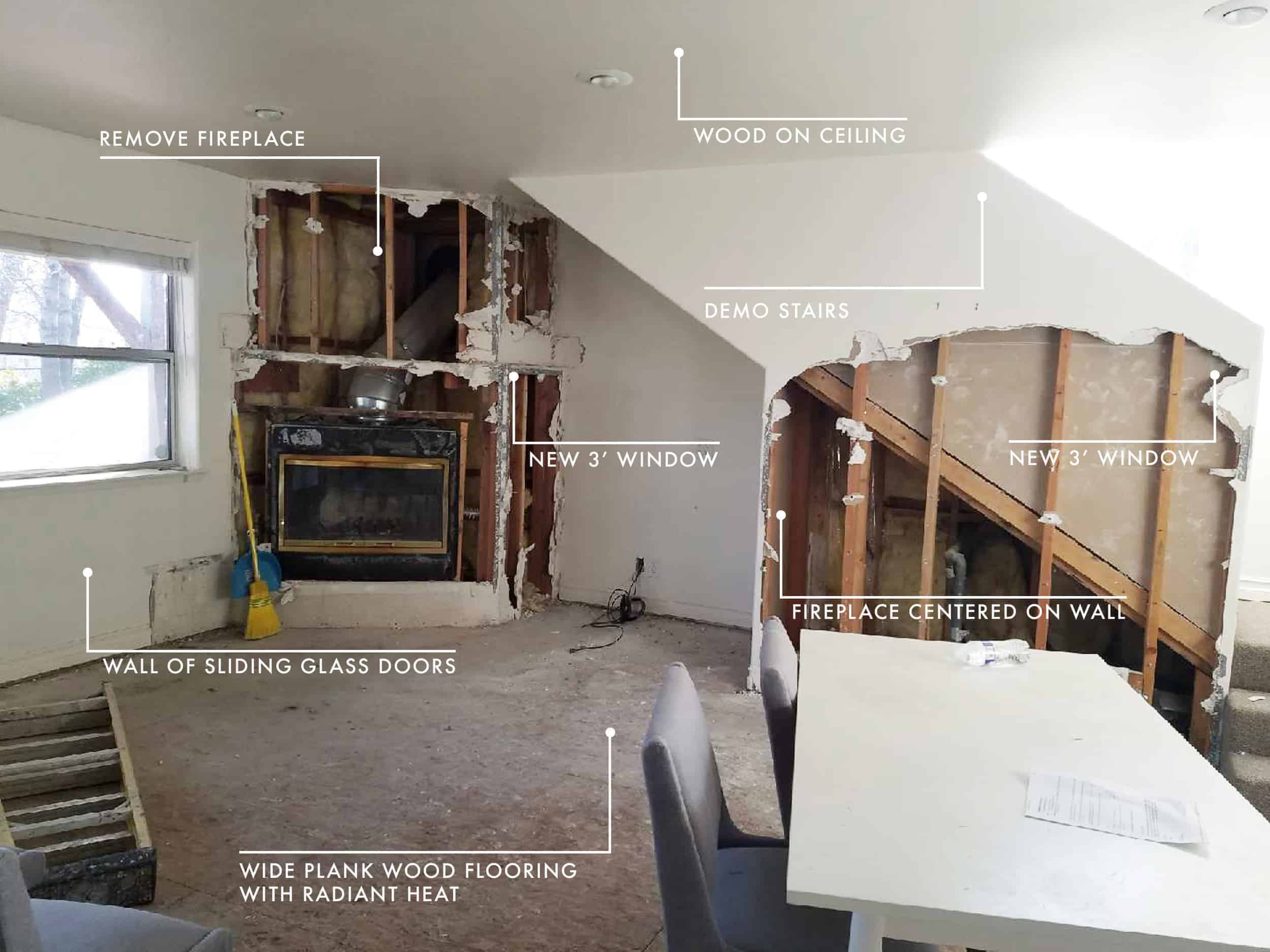Emily Henderson Mountain Fixer Upper Cabin Demo Update 7