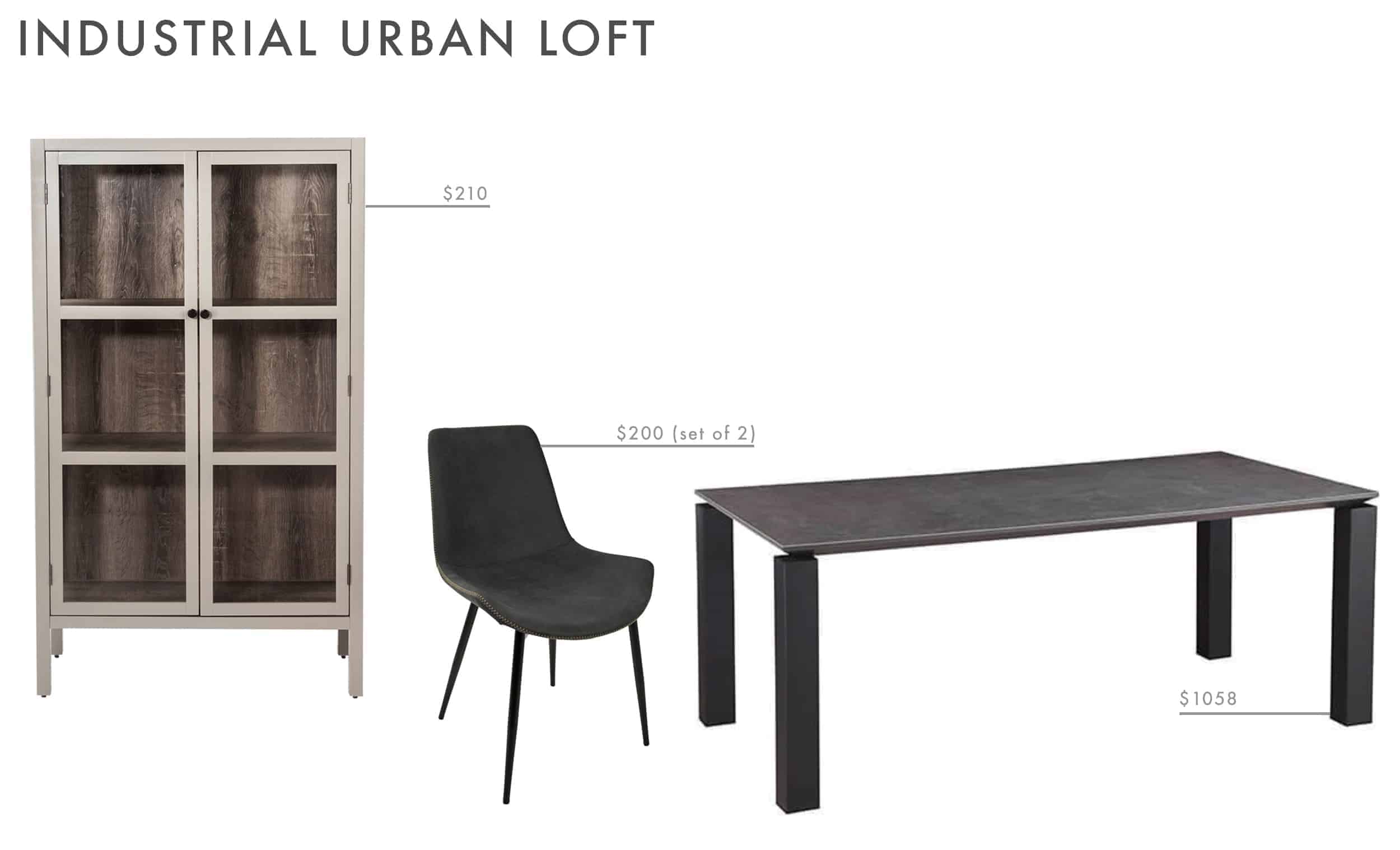 dining room ideas modern table leather black chair affordable cabinet