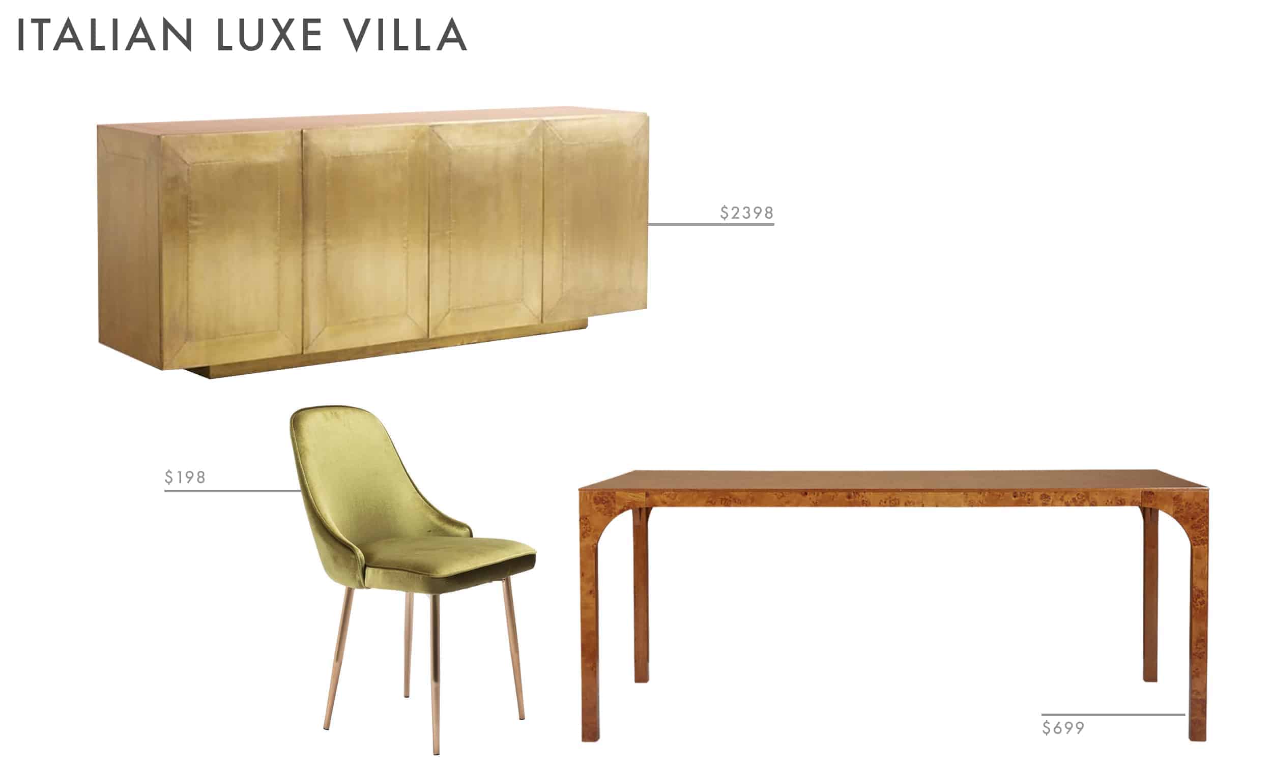 Emily Henderson Roundup Dining Room Combos Moodboard 6