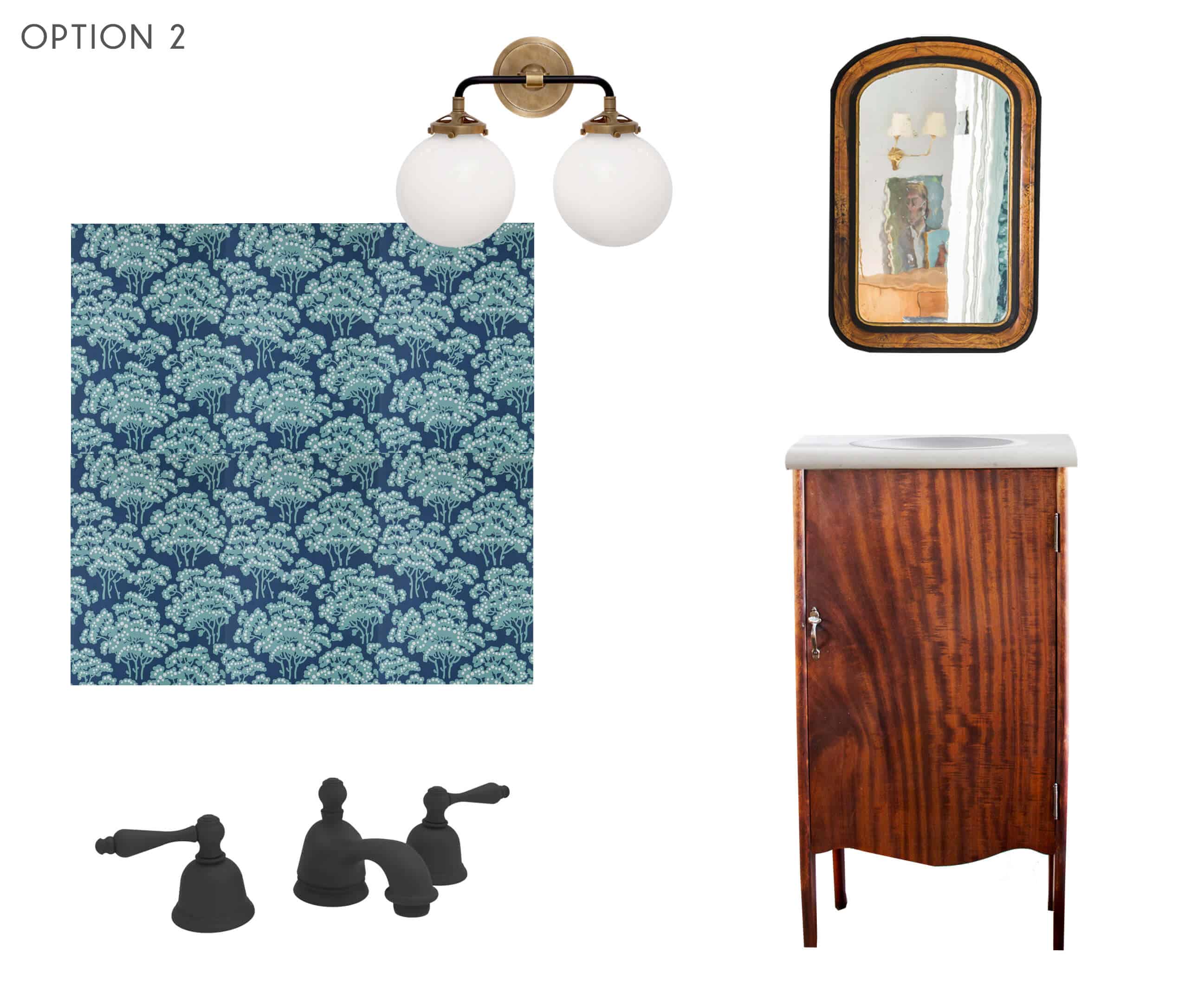 Emily Henderson_Ask the Audience_Powder Room_Vanity_Faucet_Combo_Option 2