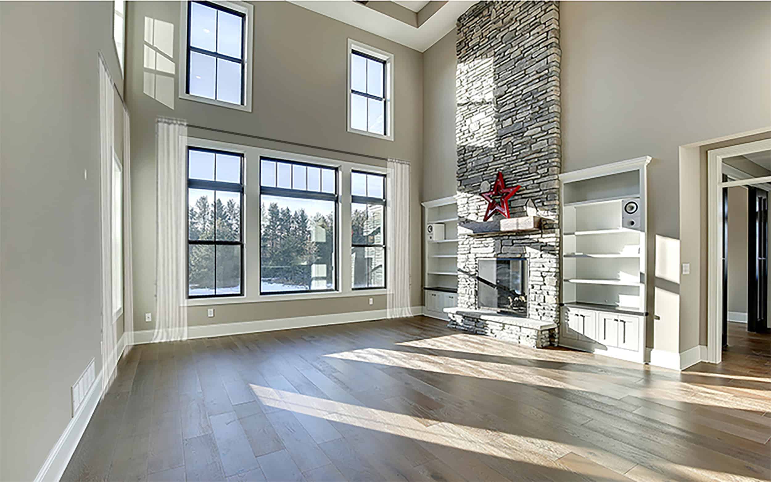 Emily Henderson Awkward Windows Wall Treatments Arched Windows Half Length 3