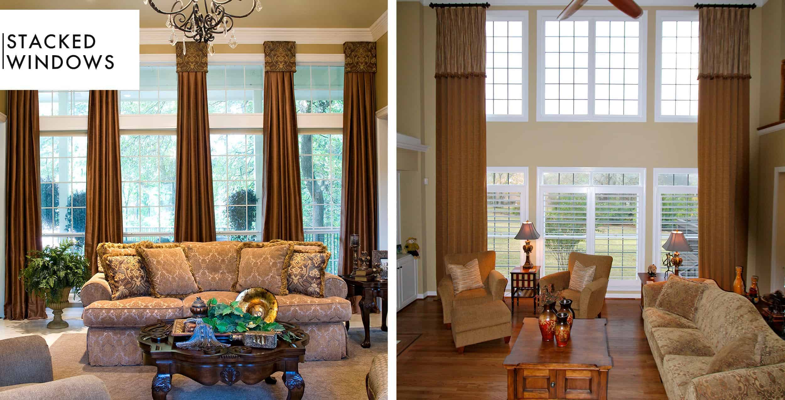 Emily Henderson Awkward Windows Wall Treatments Tall Windows 21