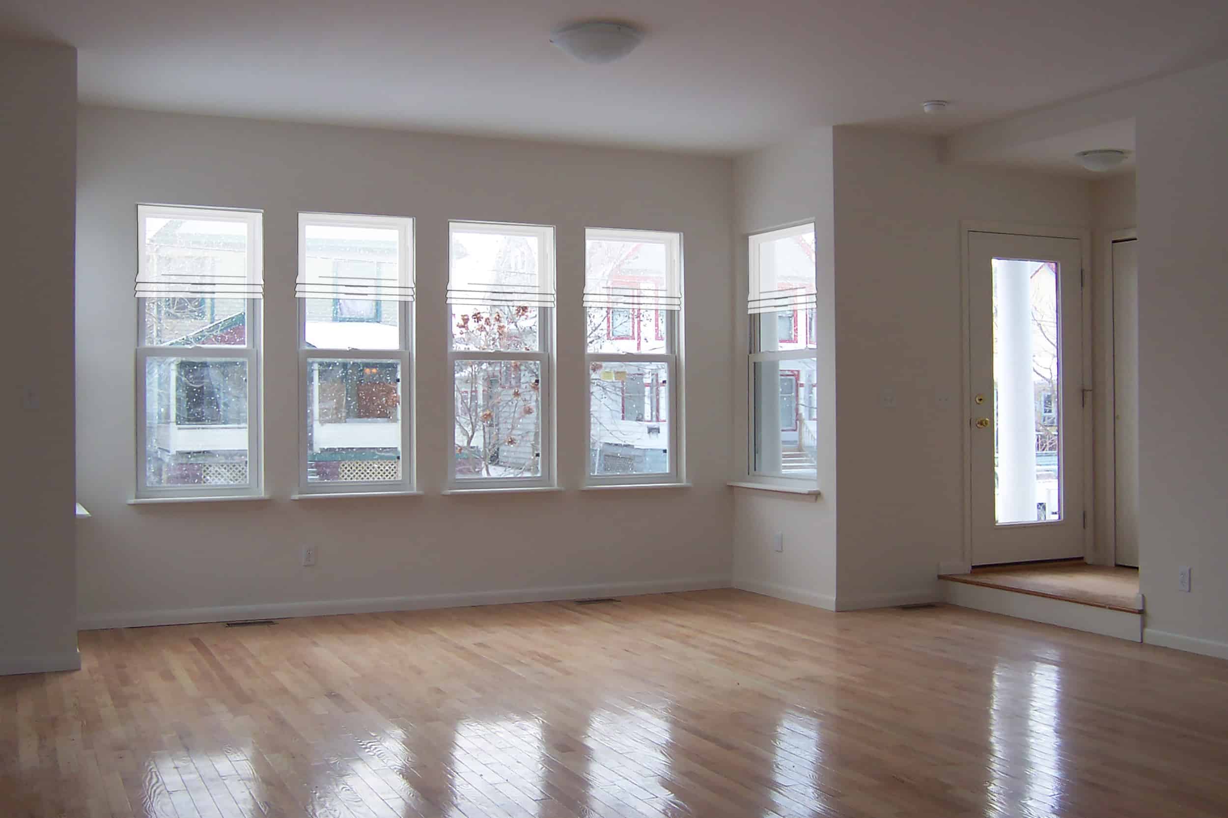 Emily Henderson Awkward Windows Wall Treatments Window Ledge Roman Shades 3
