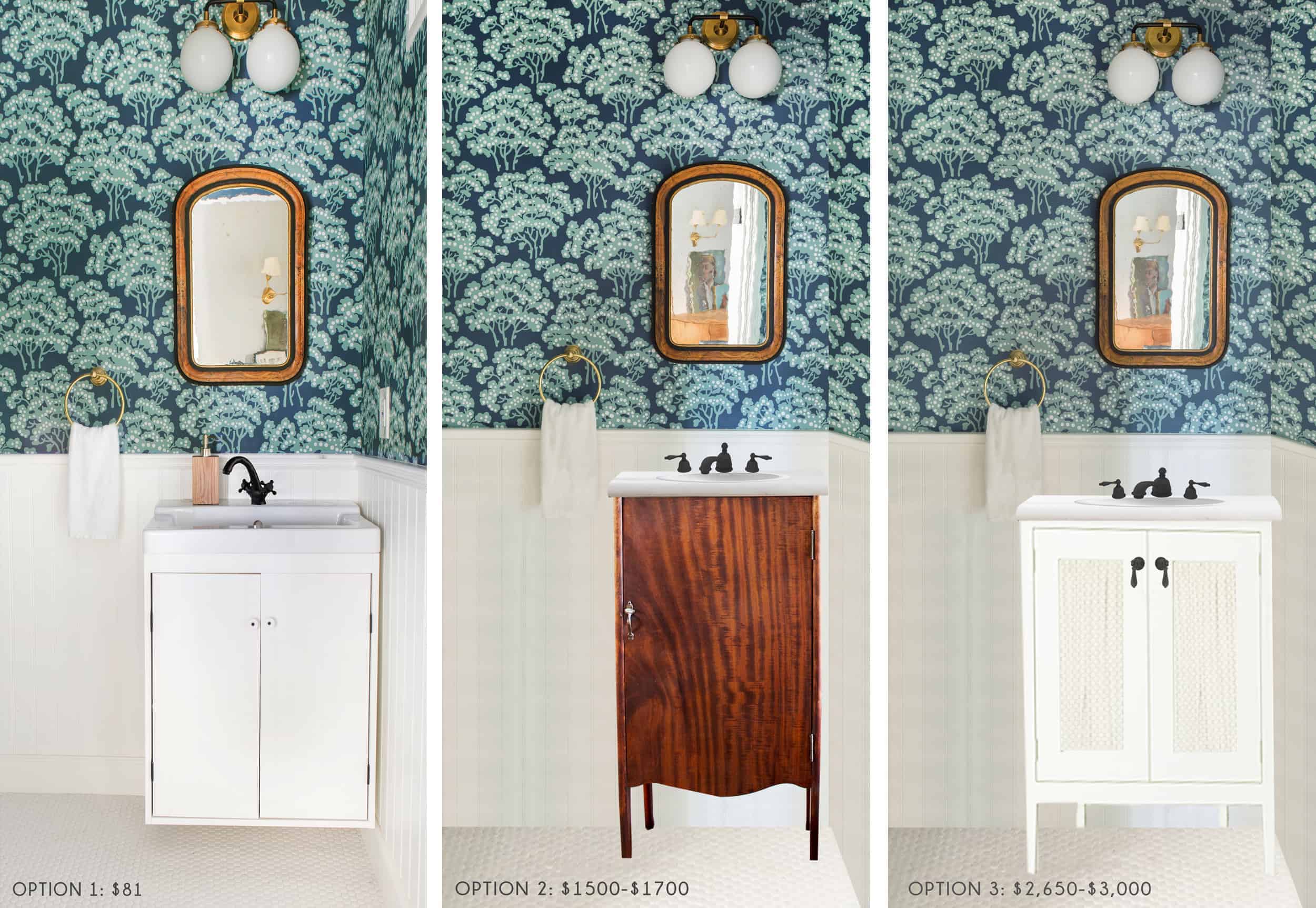 Emily Henderson Home Waverly Powder Room Vanity Faucet Sink Ask The Audience Option Roundup1