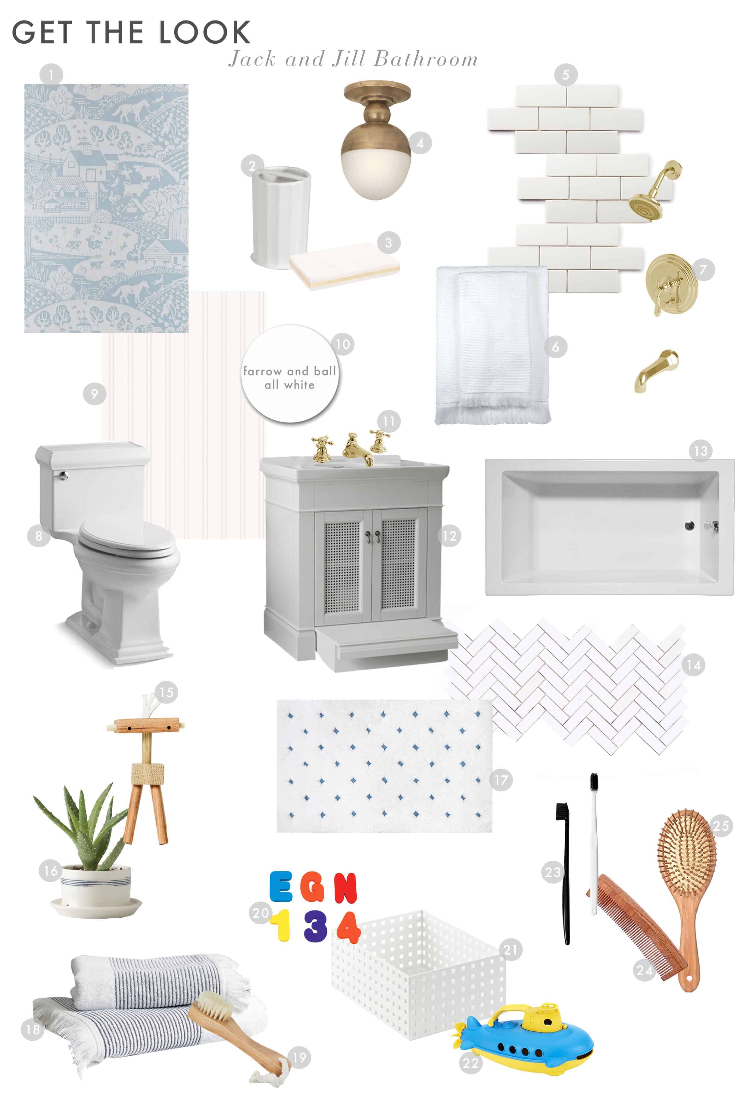 Emily Henderson Jack And Jill Bathroom Reveal Get The Look 1