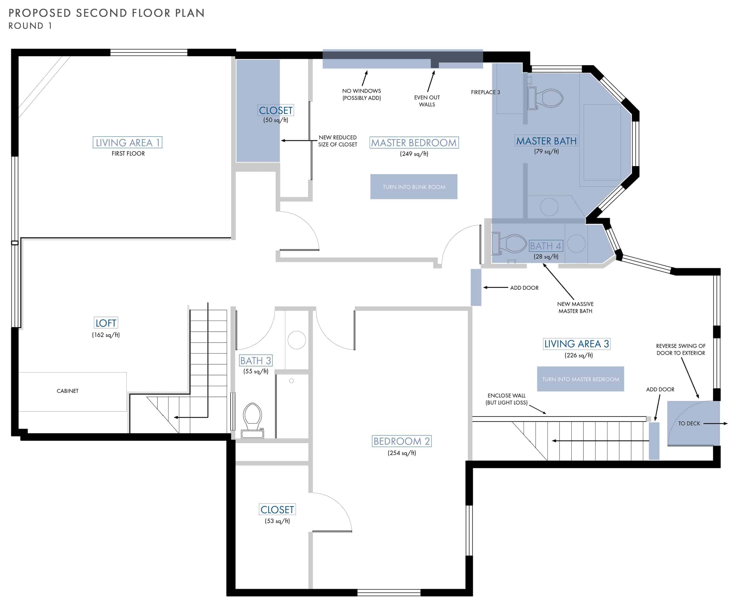 Emily Henderson Lake House Floor Plan Second Floor Entire Floor Changes 02
